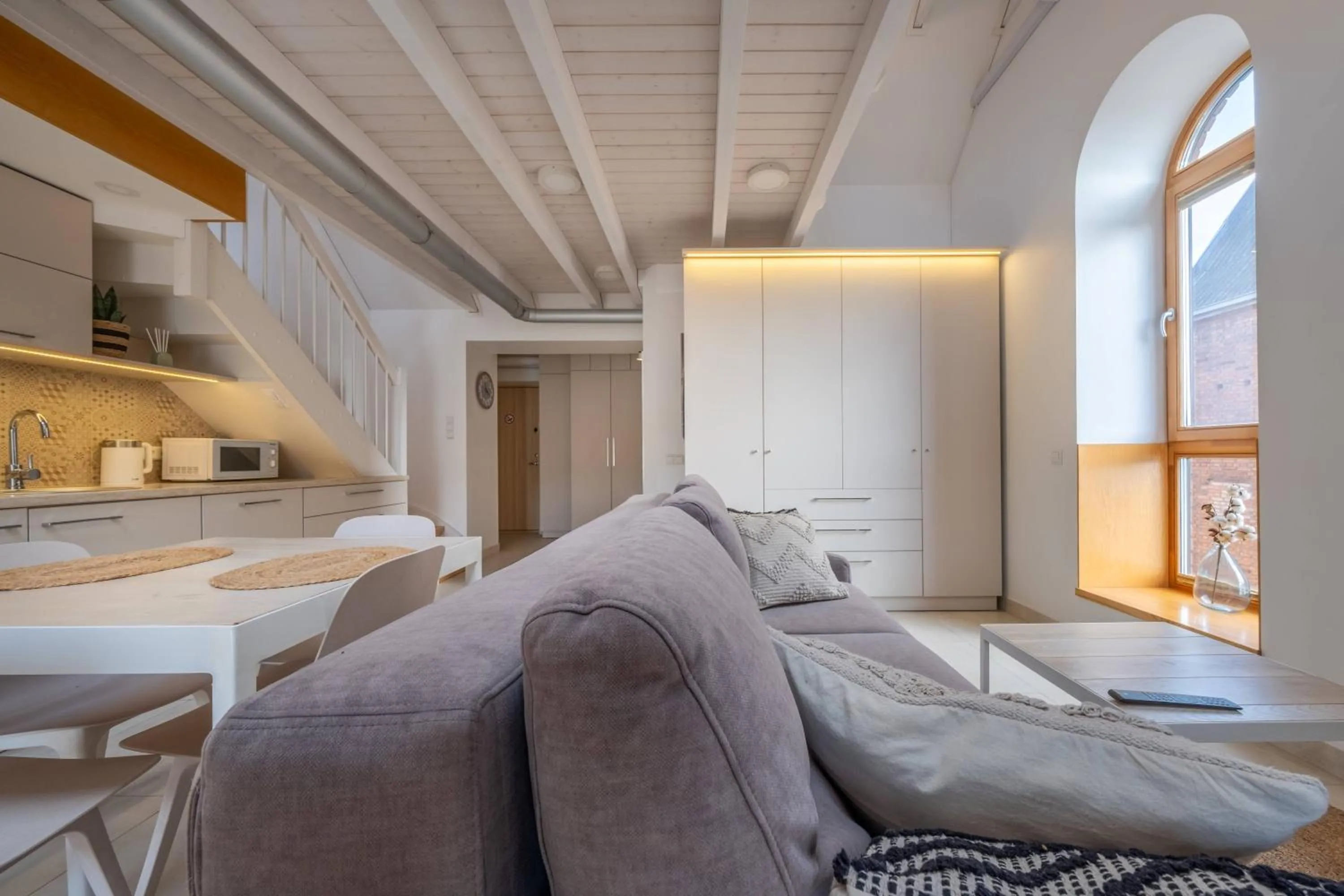 Photo of the whole room in King Mindaugas Apartments