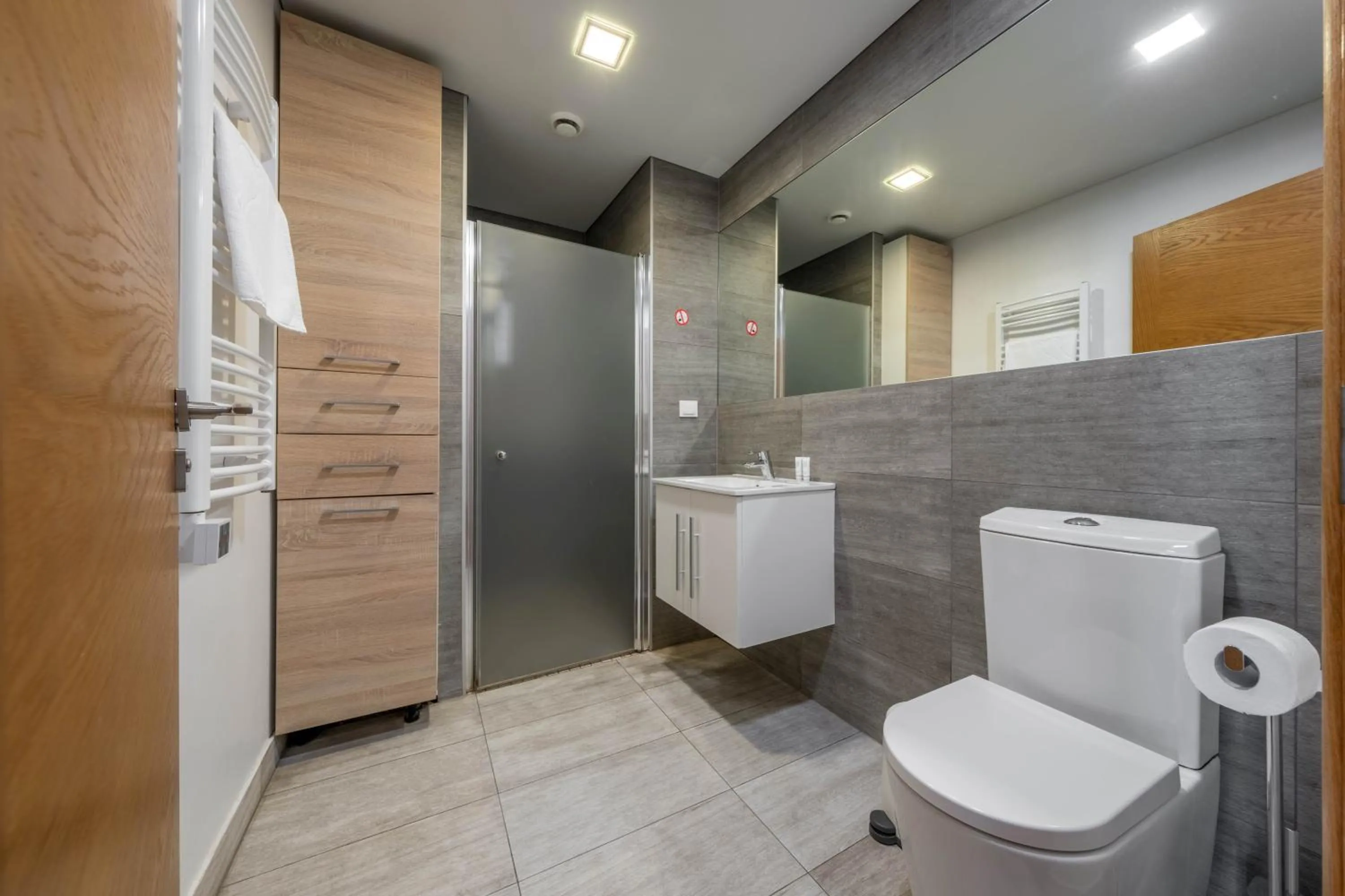 Bathroom in King Mindaugas Apartments