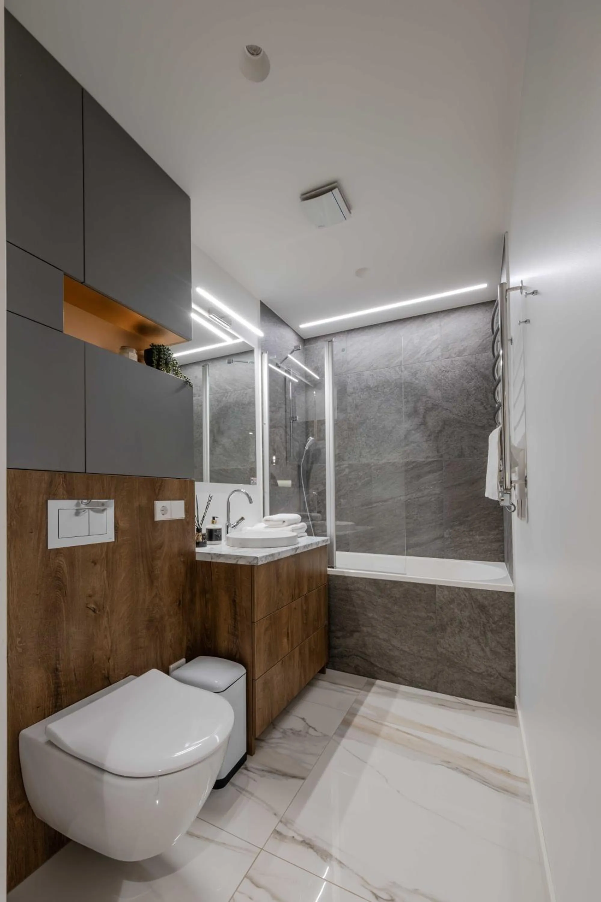 Bathroom in King Mindaugas Apartments