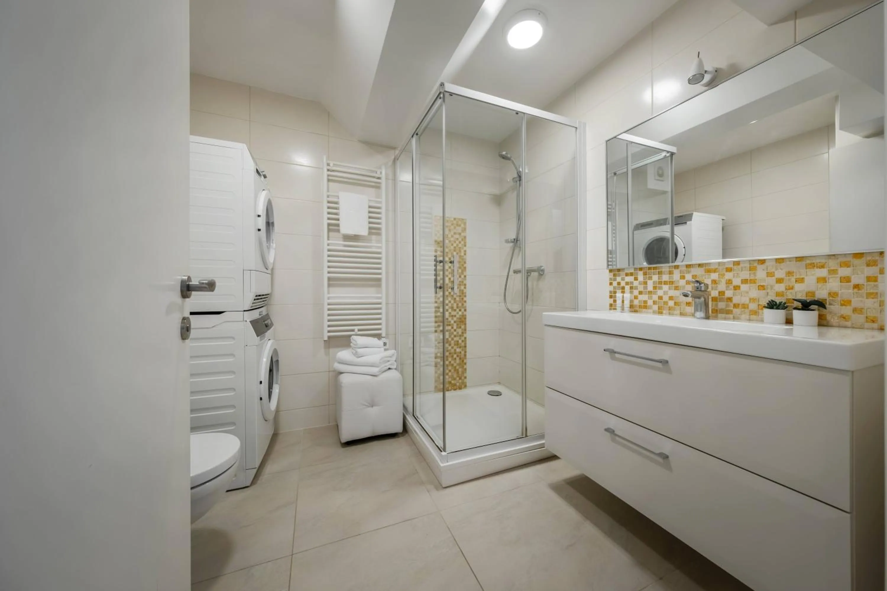 Bathroom in King Mindaugas Apartments