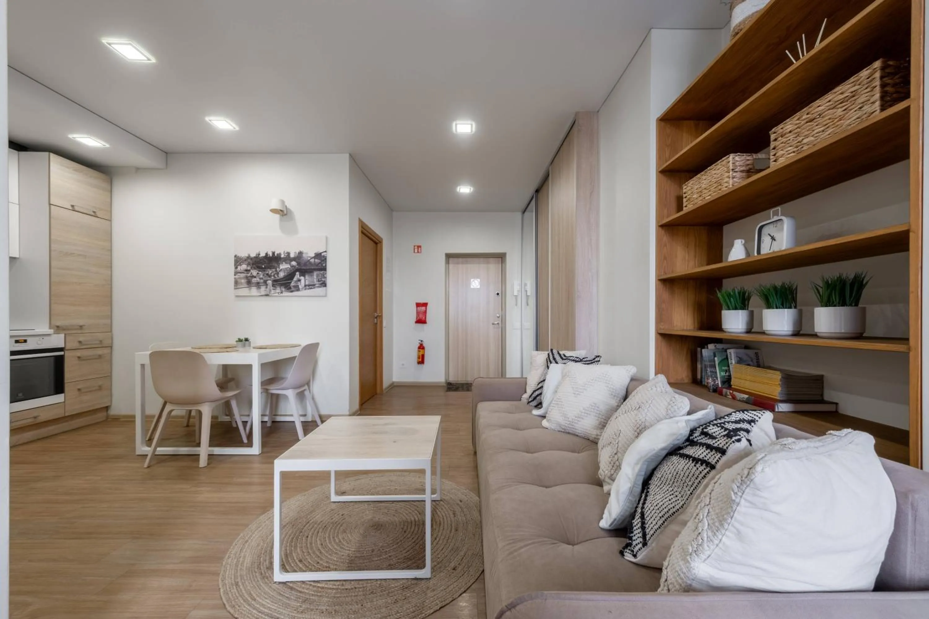 Seating area in King Mindaugas Apartments