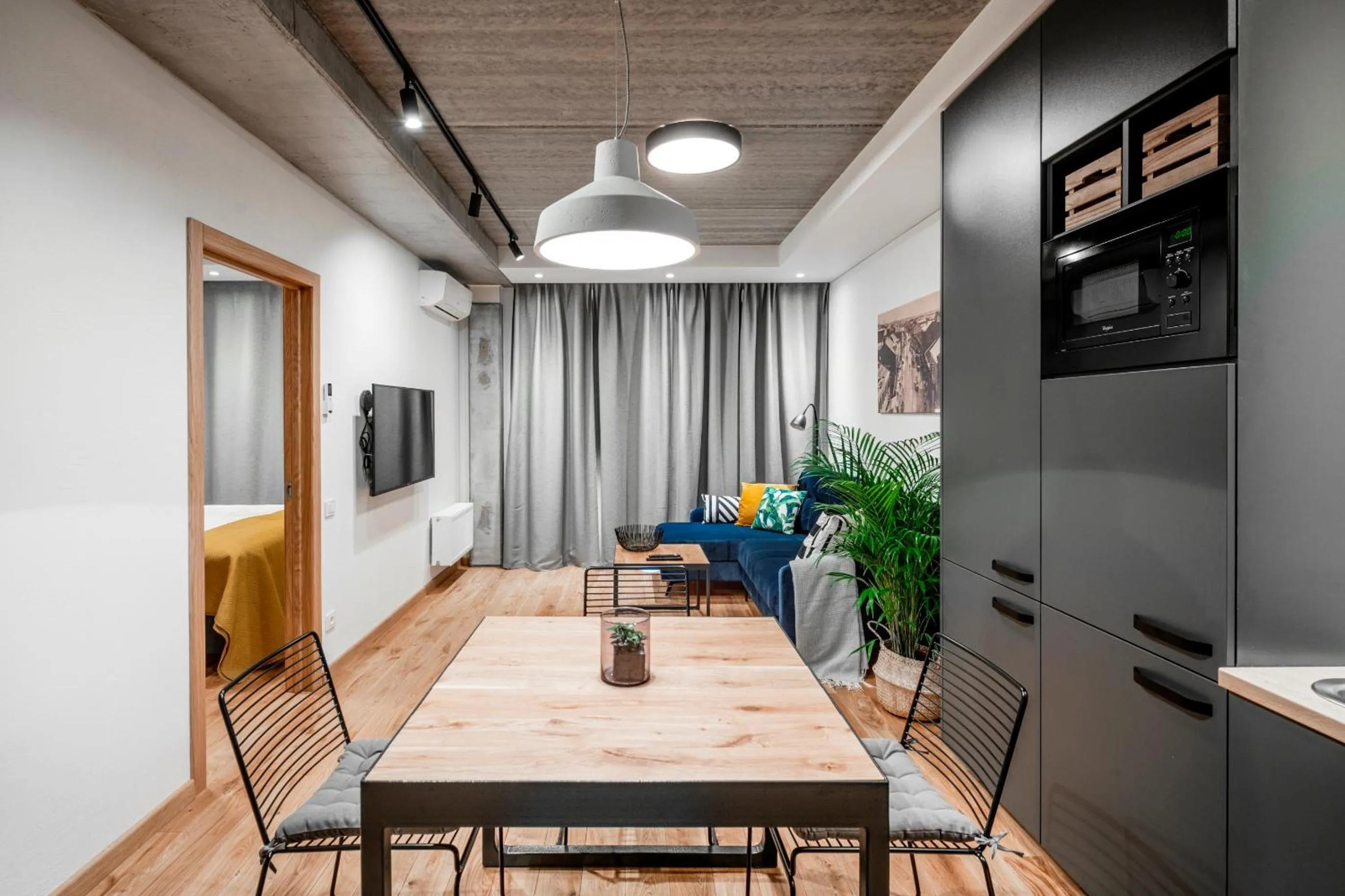 Dining area in King Mindaugas Apartments