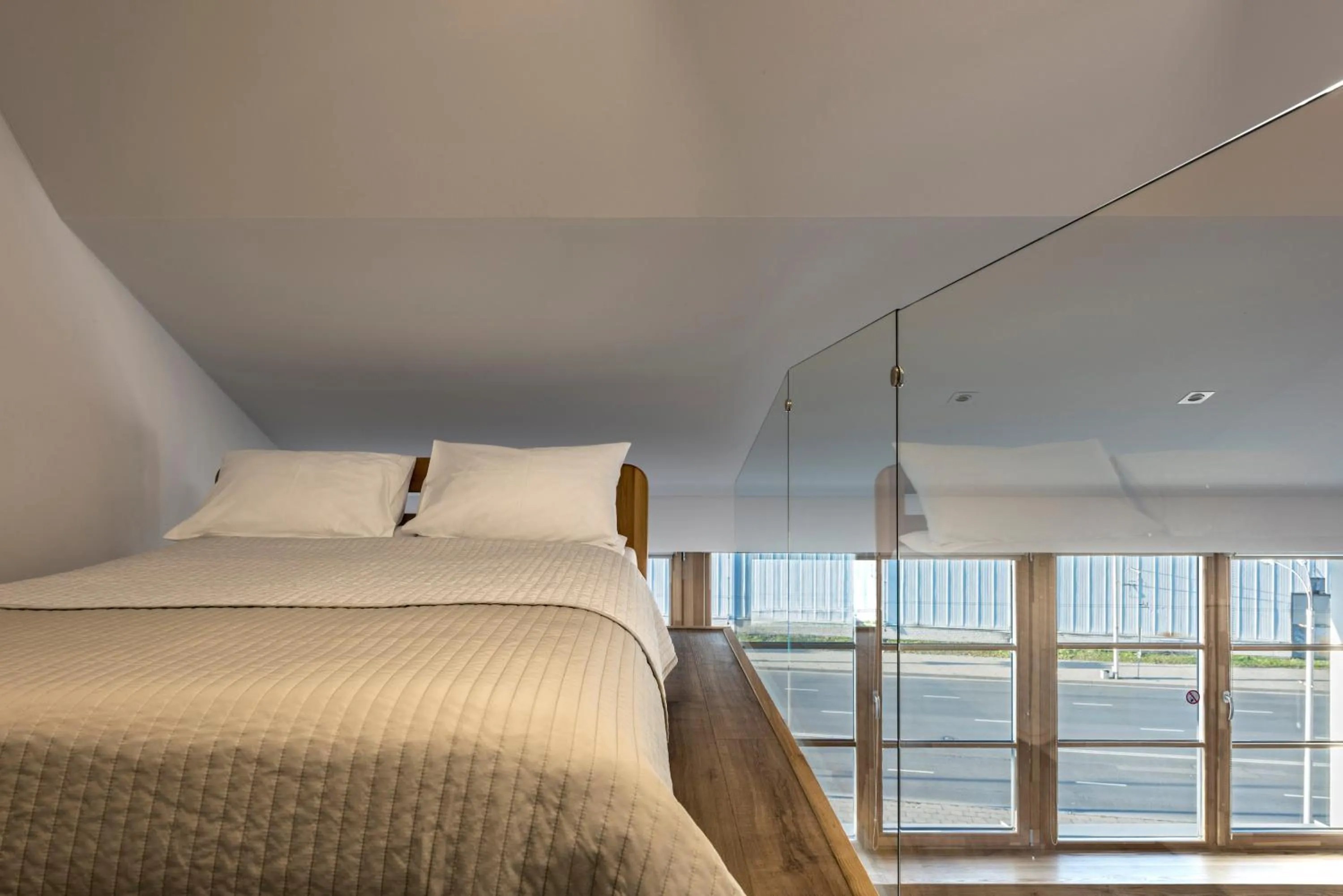 Photo of the whole room, Bed in King Mindaugas Apartments