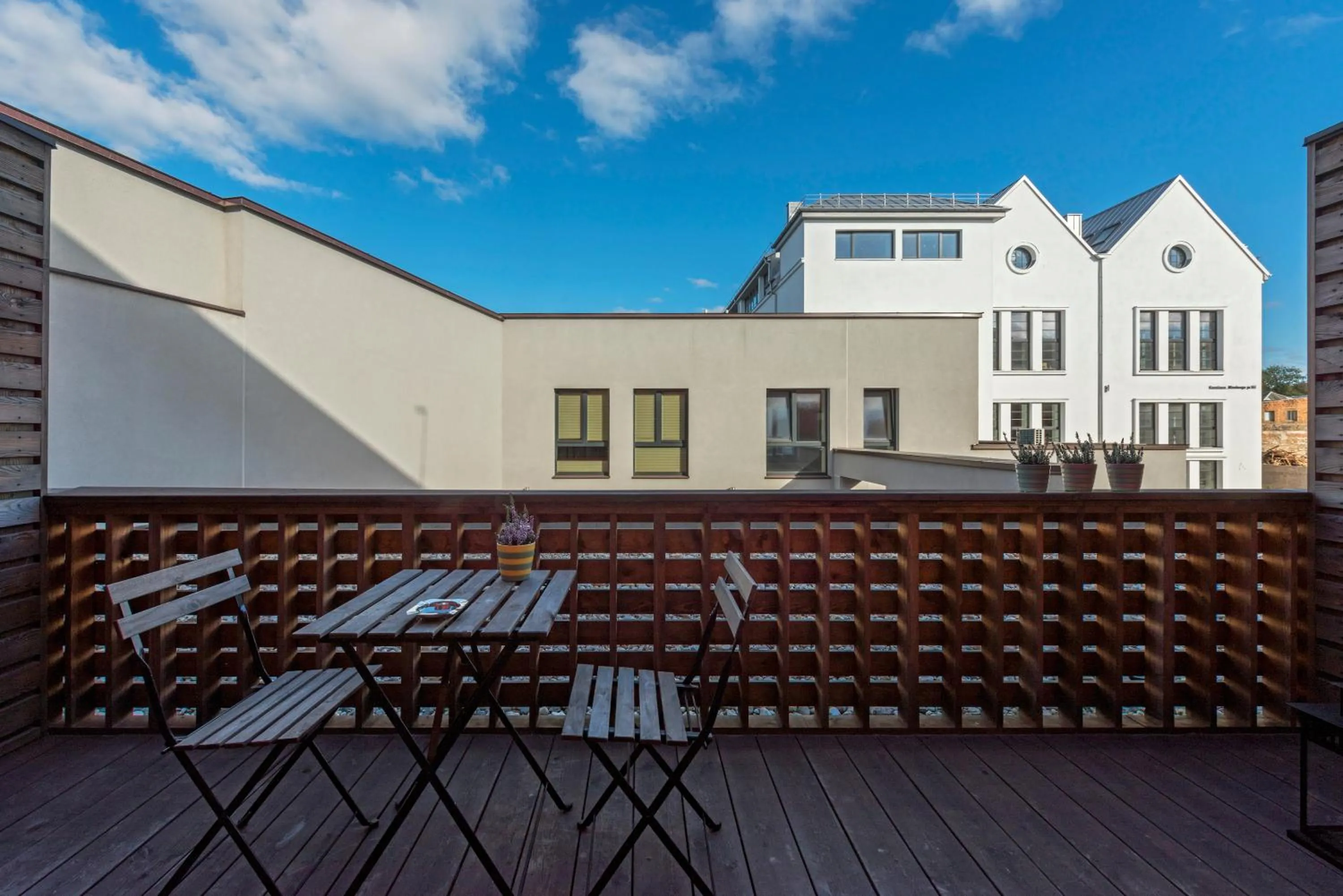 Balcony/Terrace in King Mindaugas Apartments