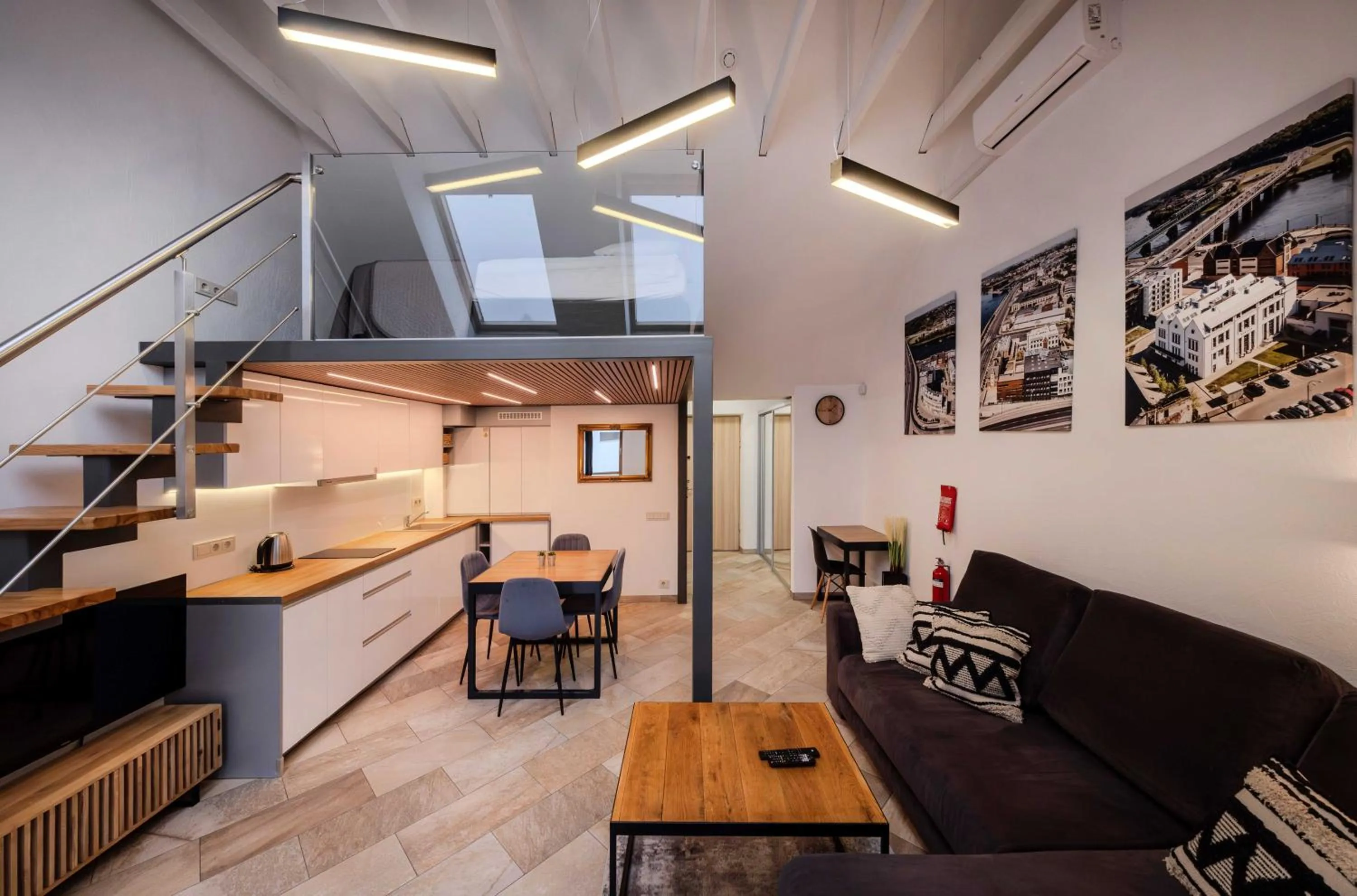 Photo of the whole room in King Mindaugas Apartments