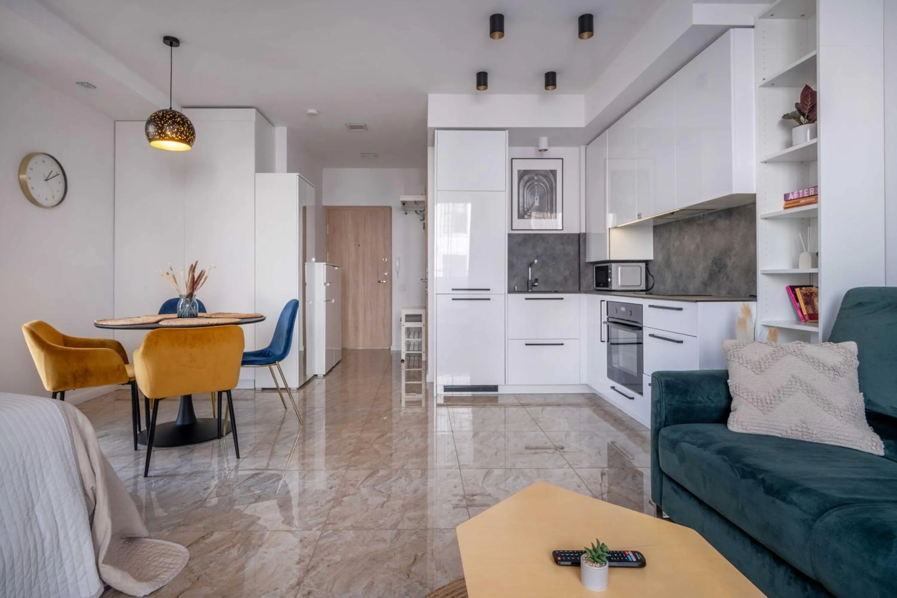 Living room in King Mindaugas Apartments