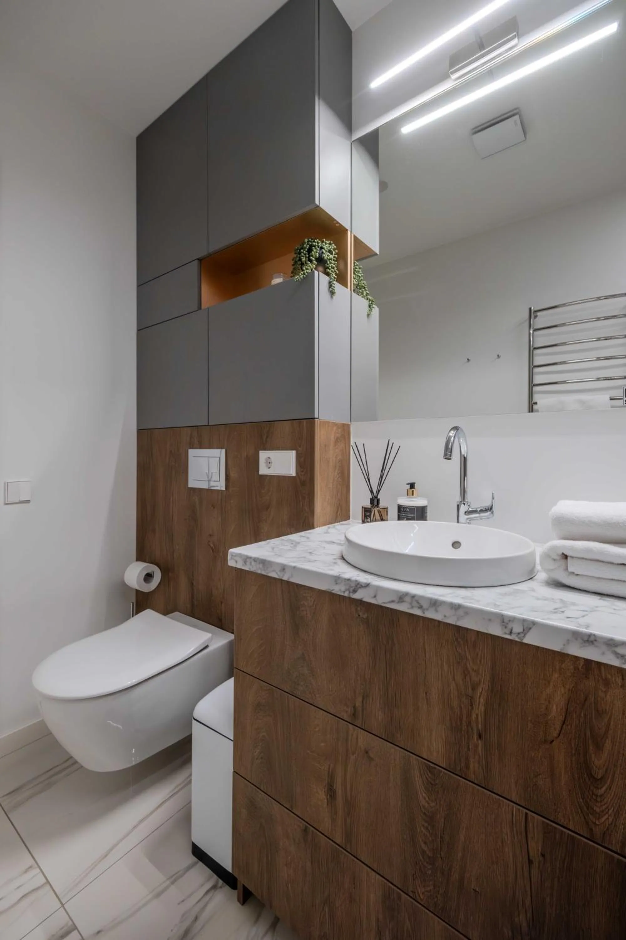 Bathroom in King Mindaugas Apartments