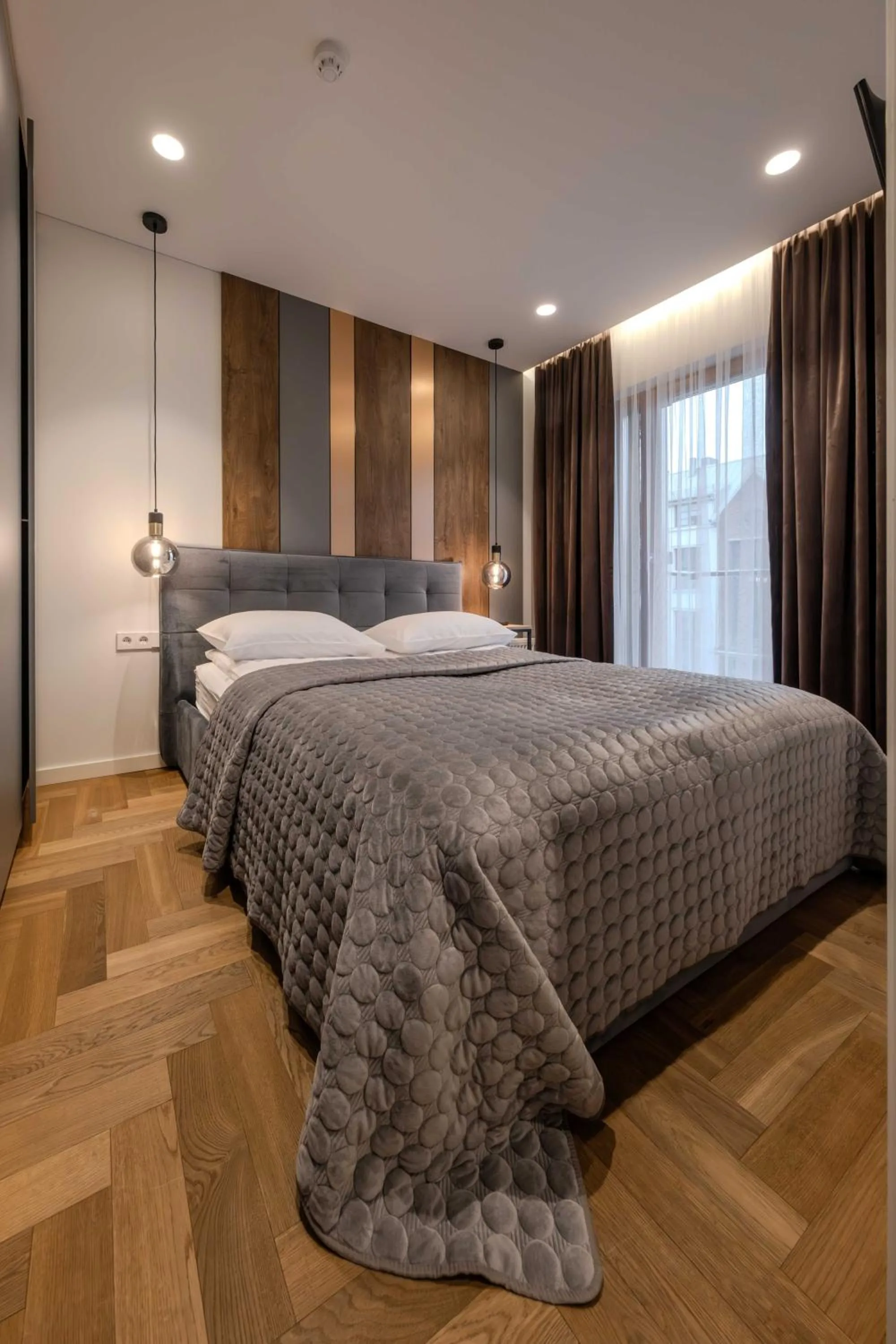 Bedroom, Bed in King Mindaugas Apartments