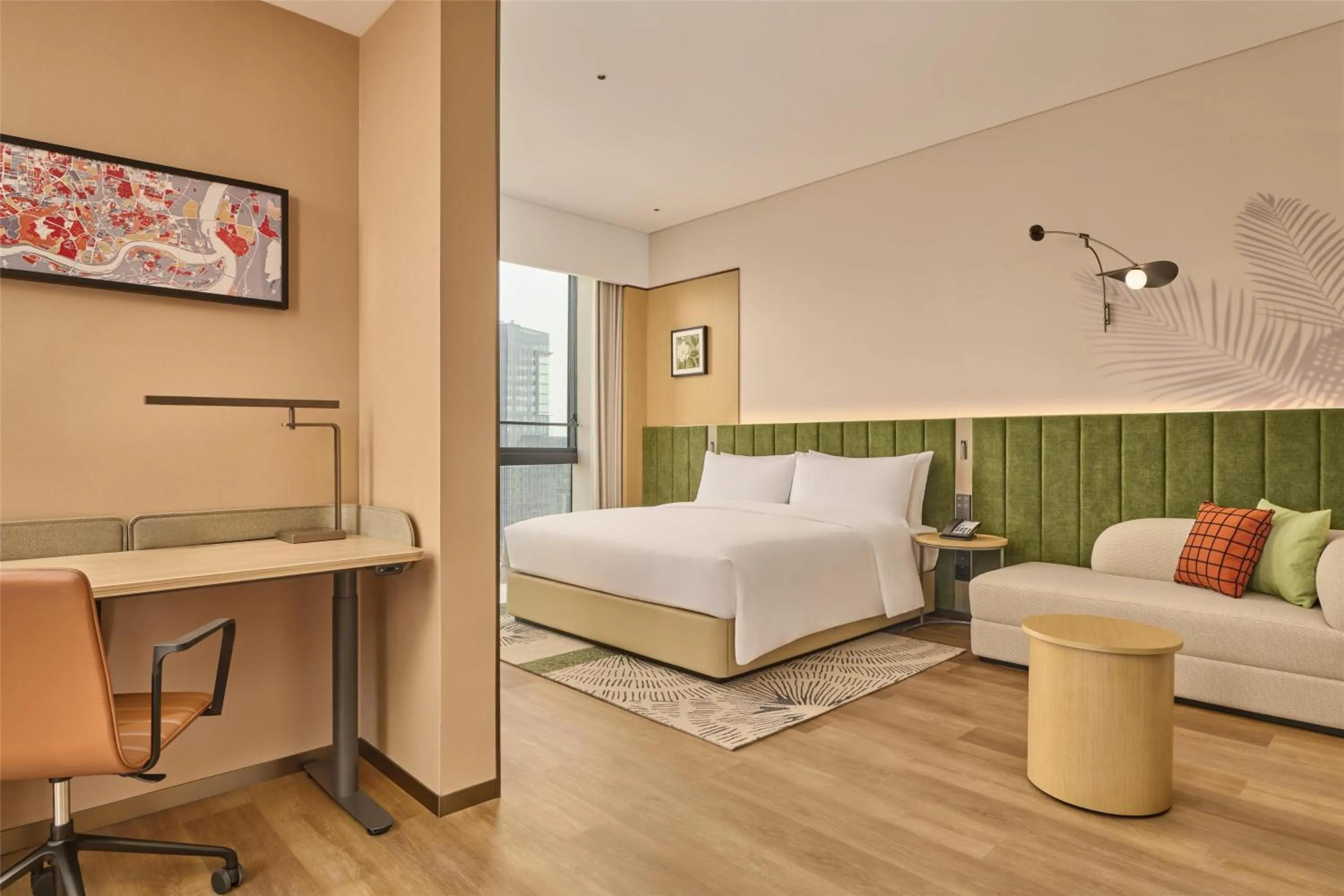 Bed in Hilton Garden Inn Chongqing Central Park