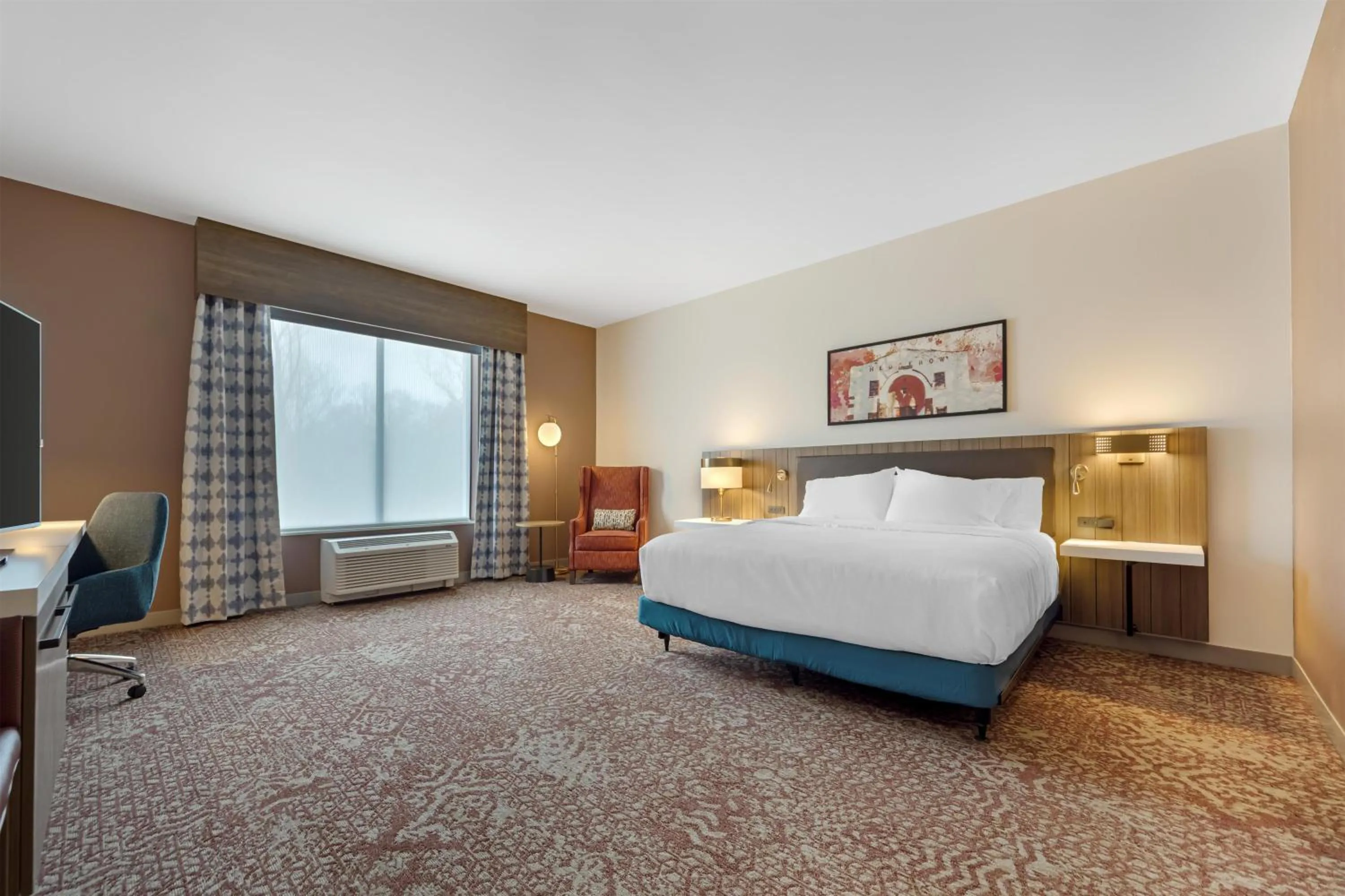 Bed in Hilton Garden Inn Media