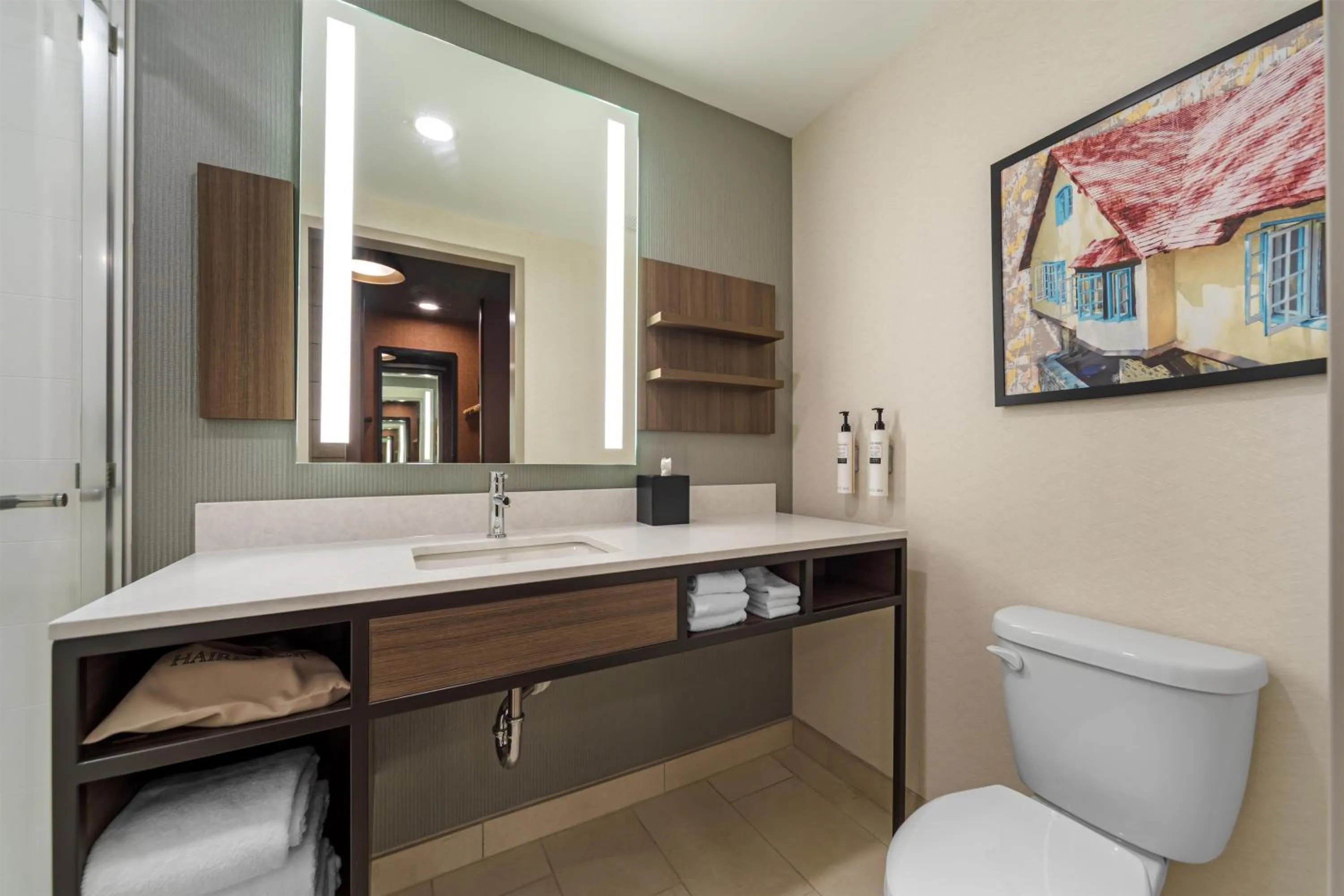 Bathroom in Hilton Garden Inn Media