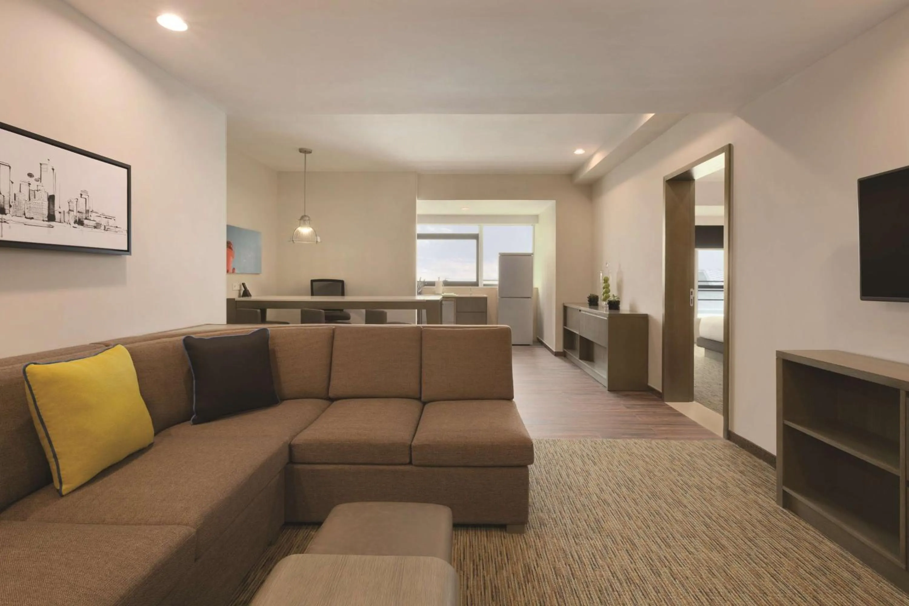 Photo of the whole room in Hyatt House Shenzhen Airport