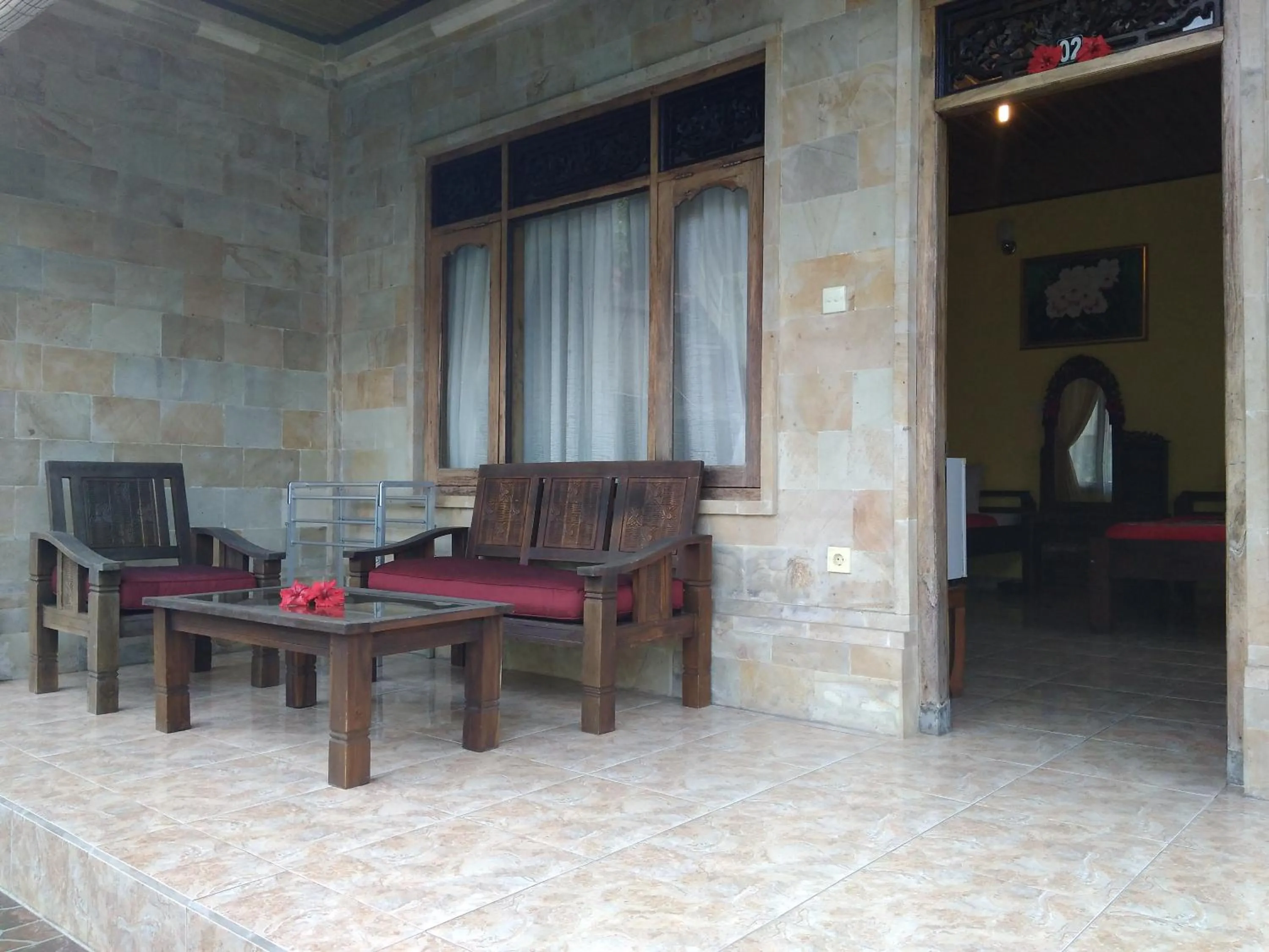 Balcony/Terrace in Kartika Bungalows
