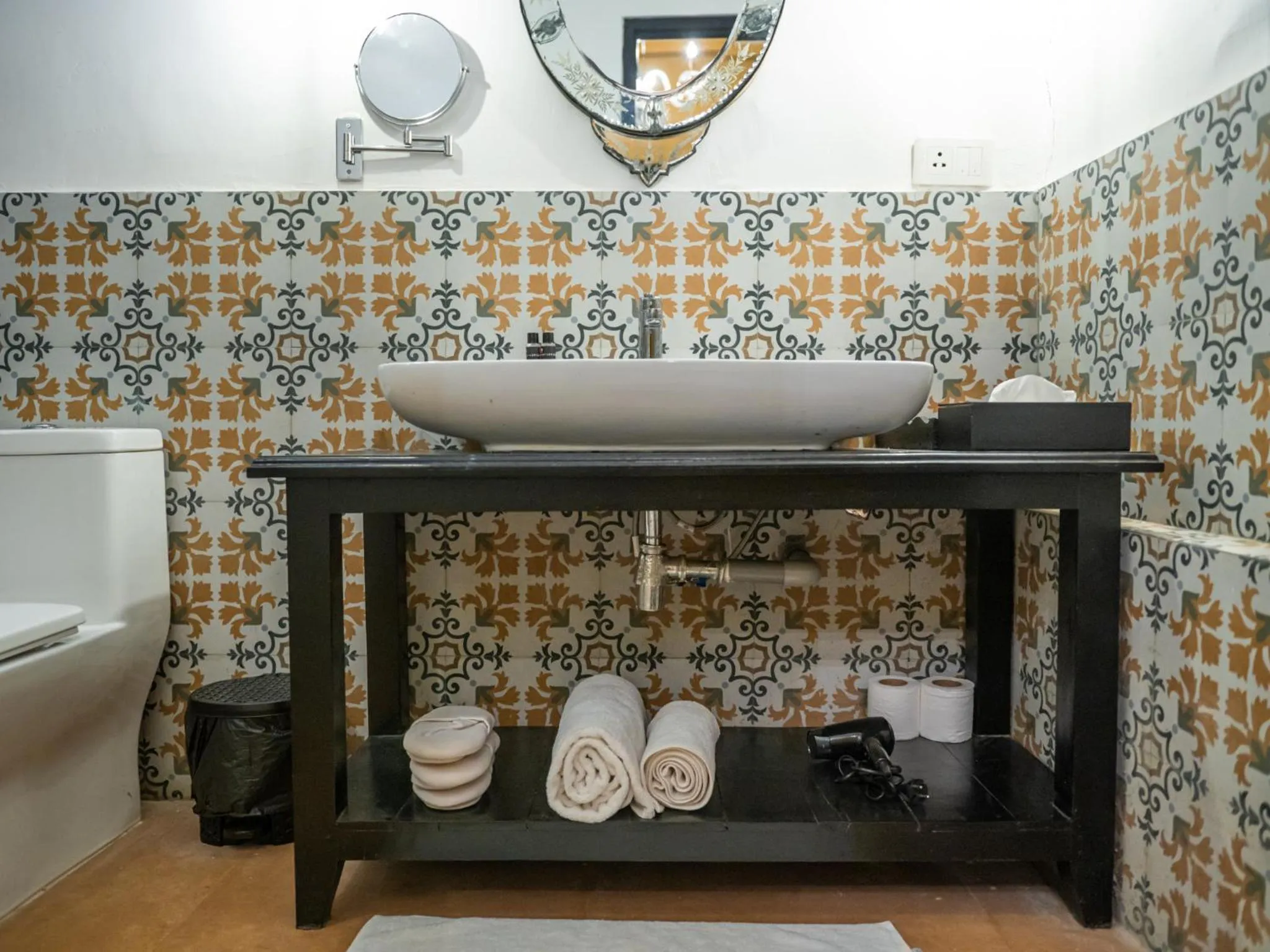 Bathroom in Fort Tiracol Goa