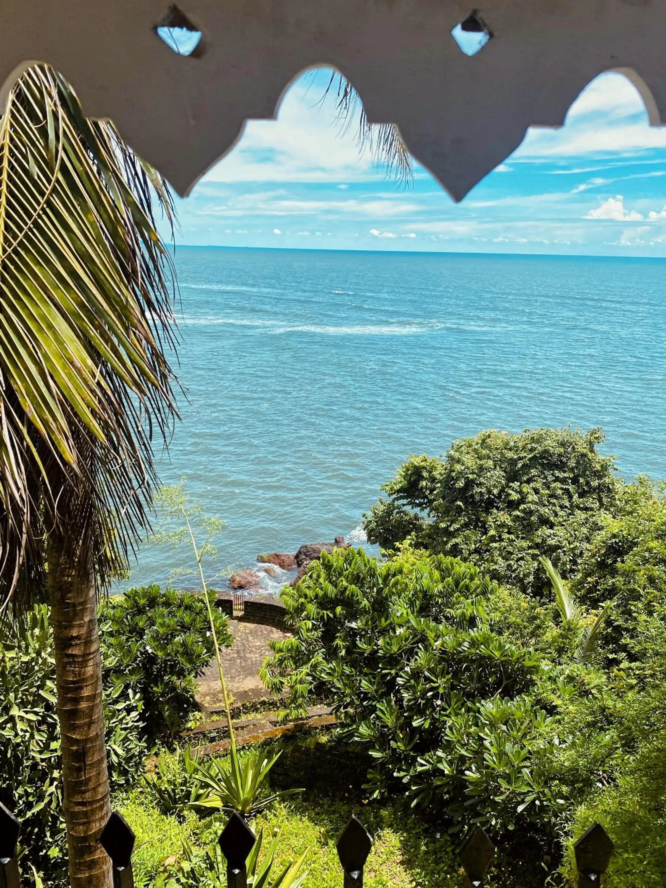 View (from property/room) in Fort Tiracol Goa