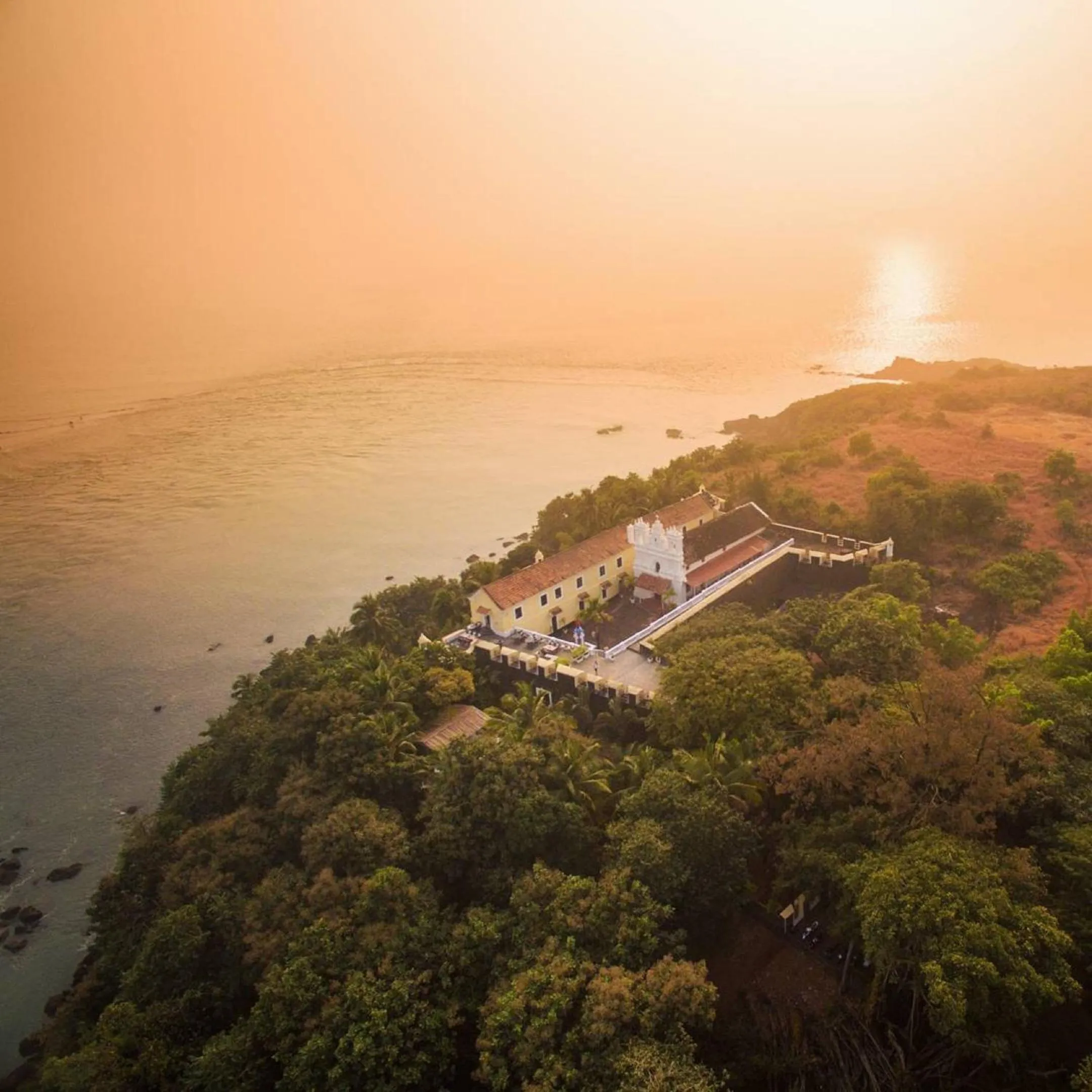 View (from property/room) in Fort Tiracol Goa