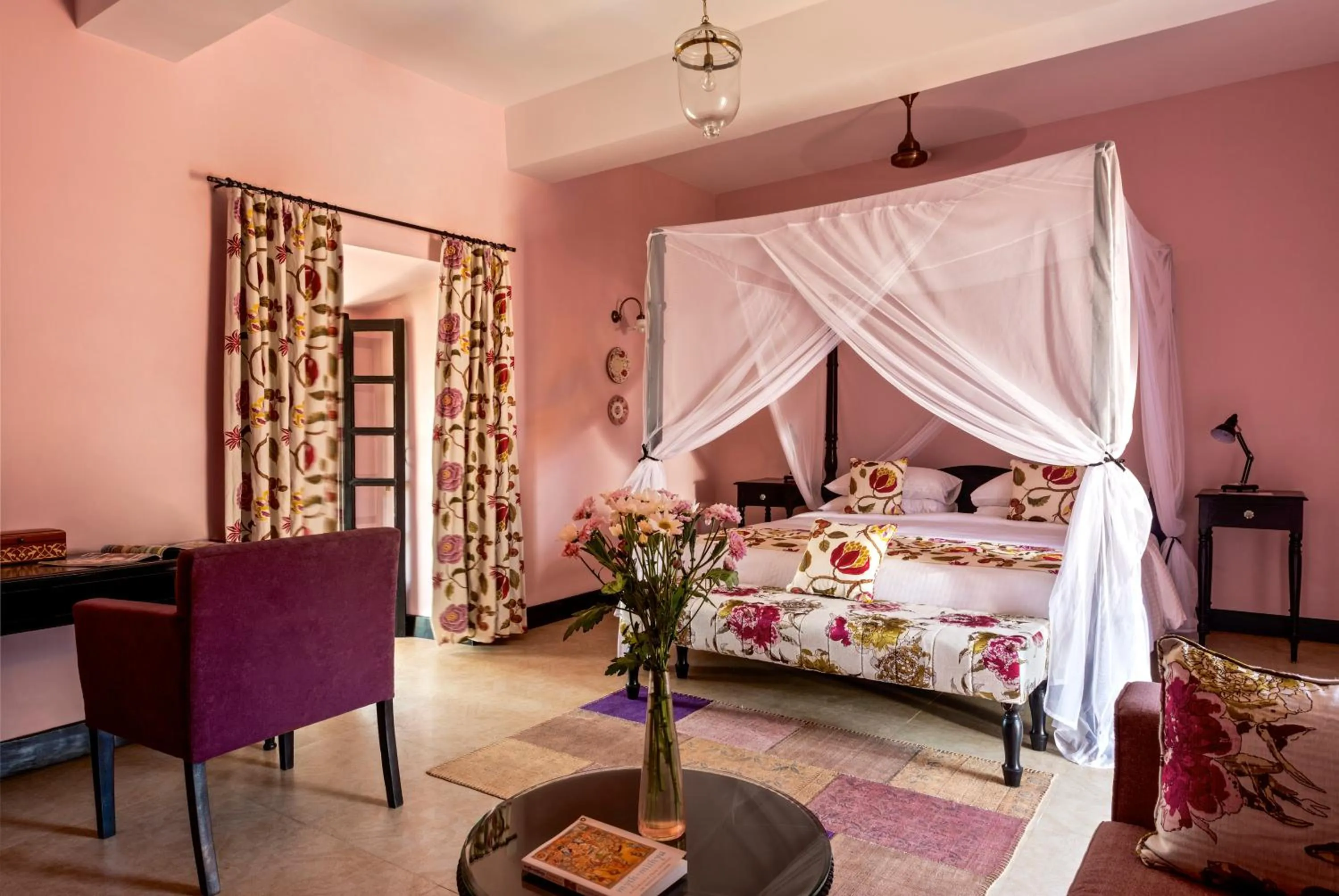 Photo of the whole room, Bed in Fort Tiracol Goa