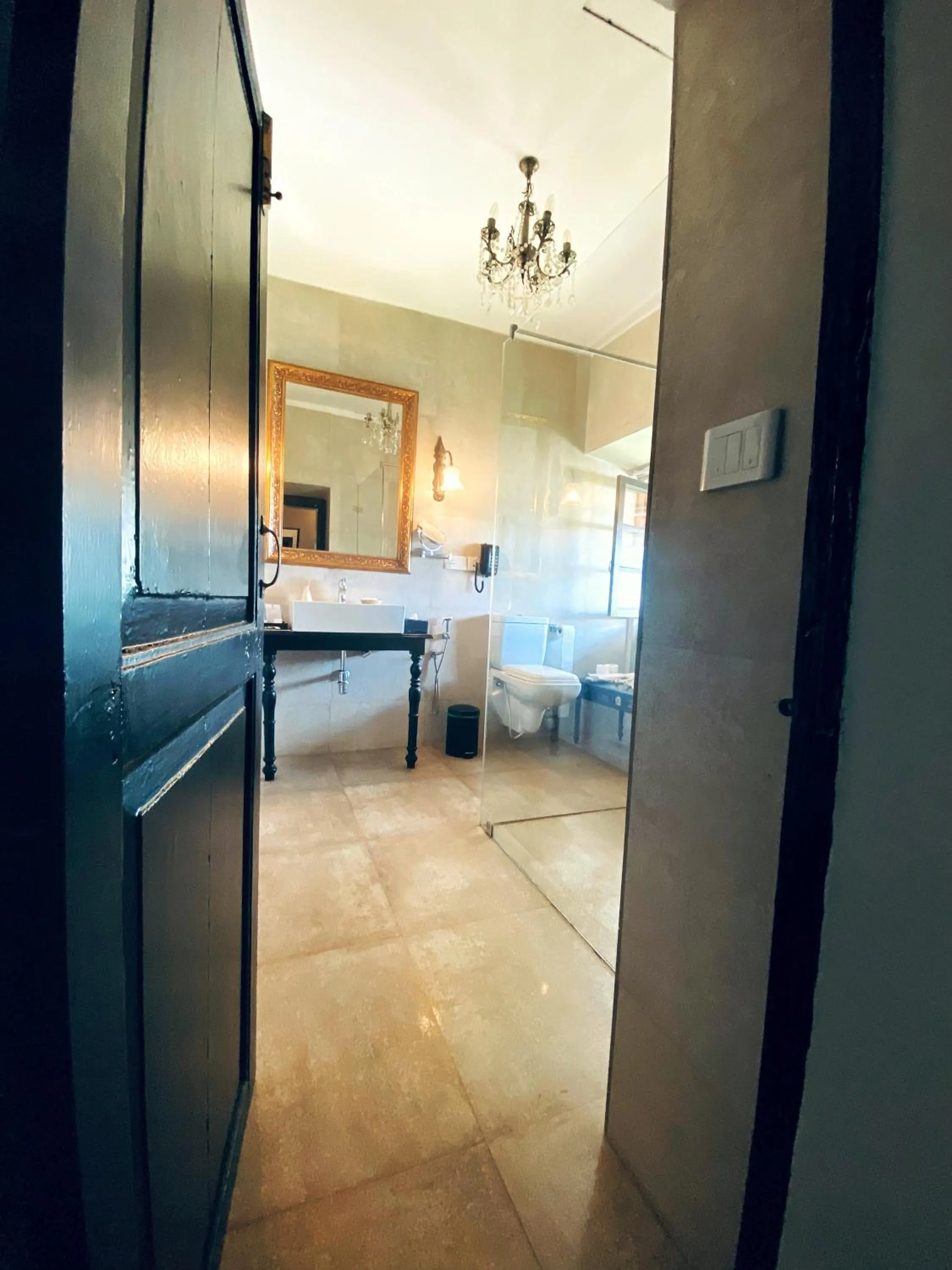 Bathroom in Fort Tiracol Goa