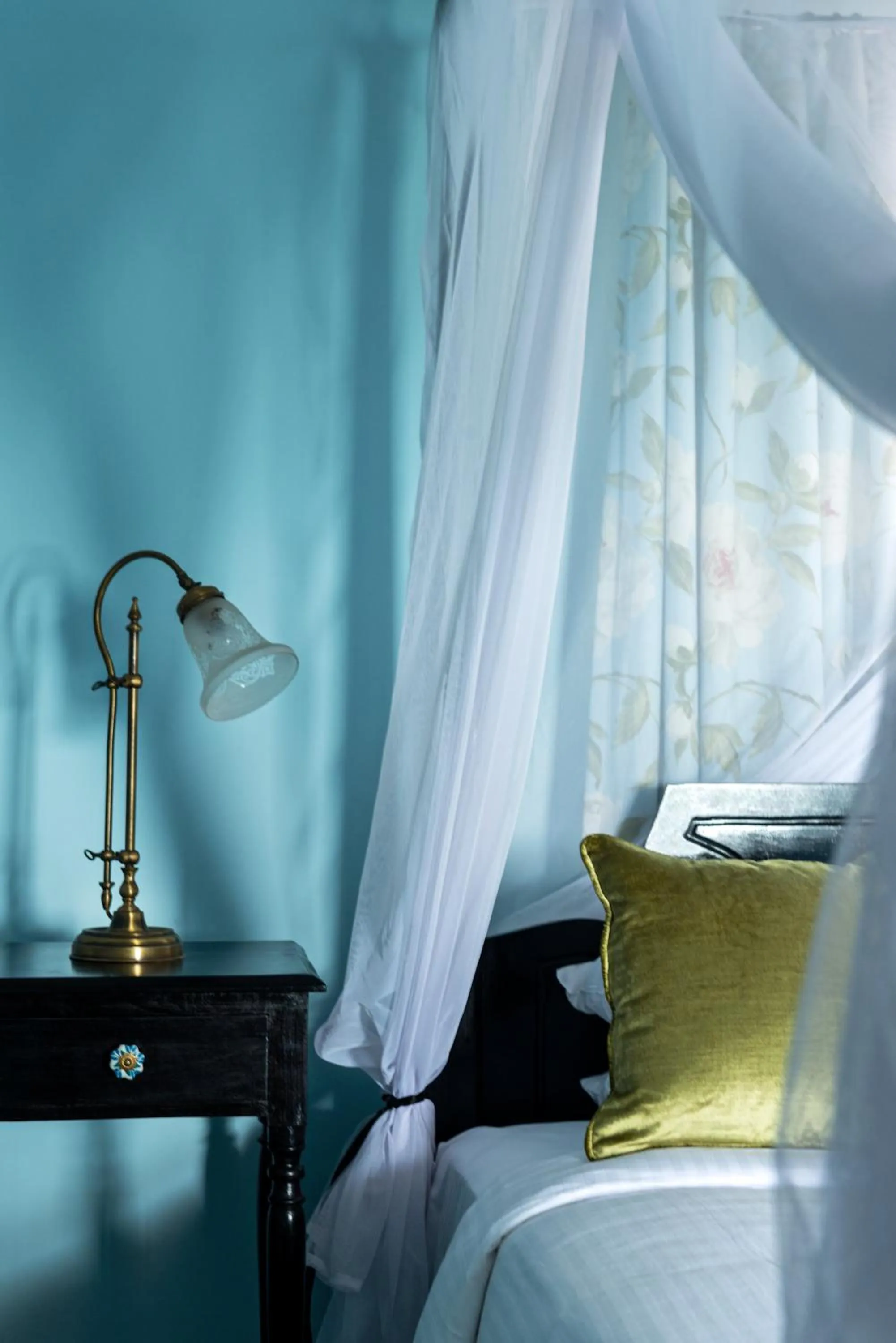 Bed in Fort Tiracol Goa