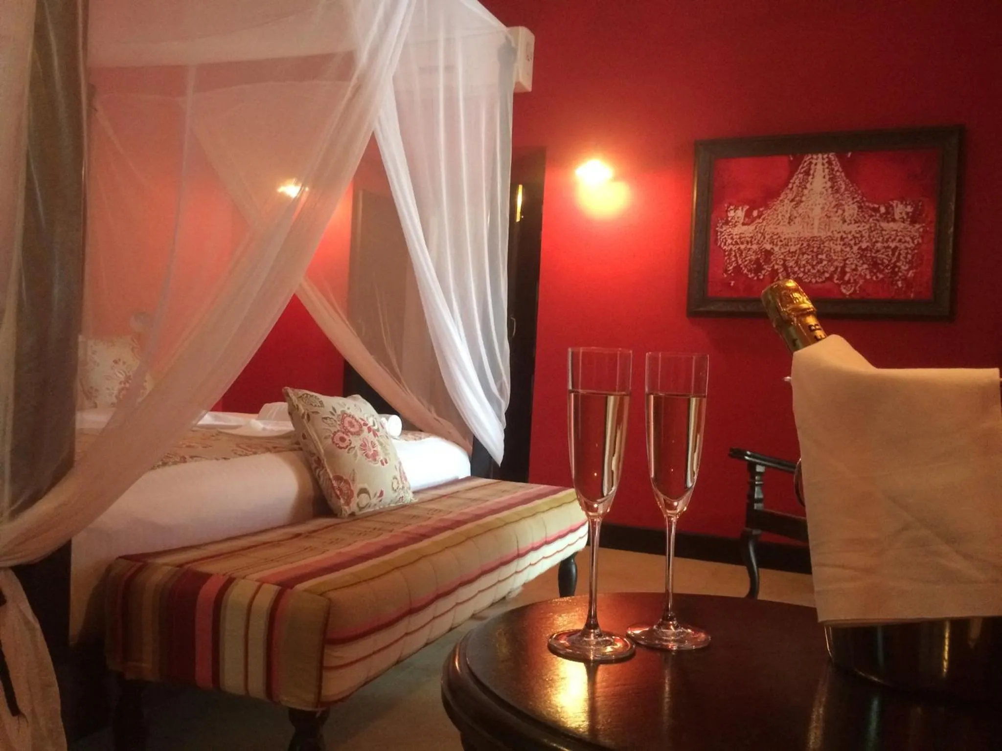 Bed in Fort Tiracol Goa