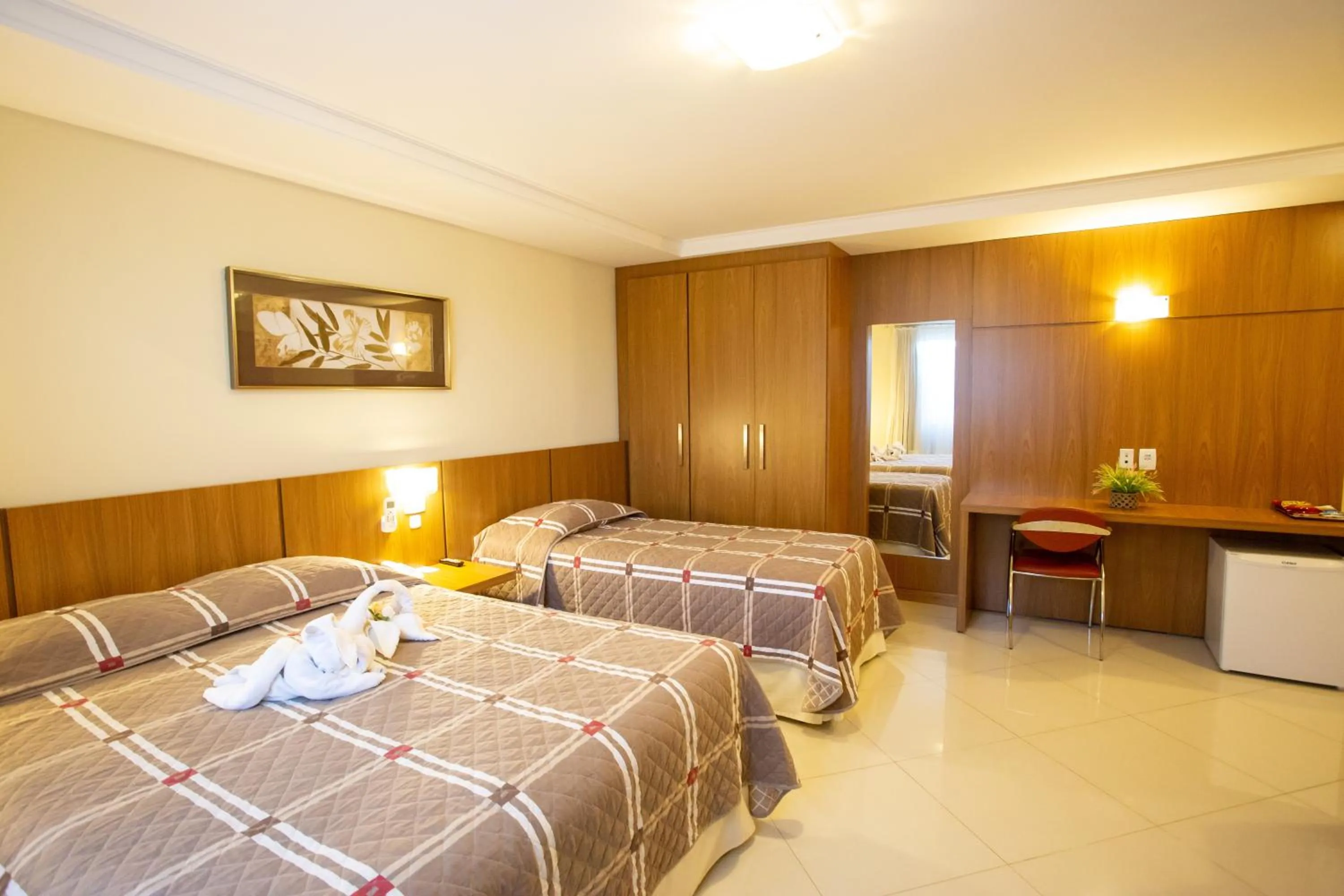 Bed in Barbur Center Hotel