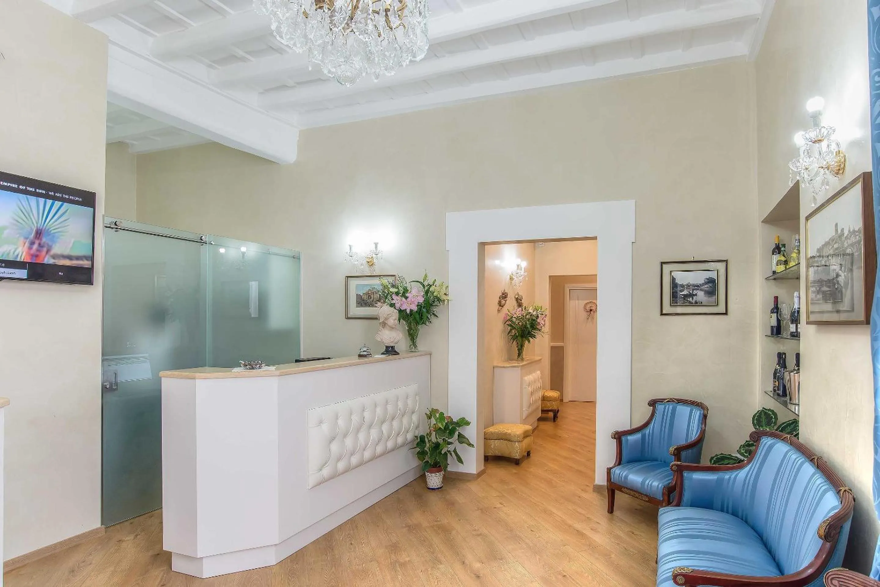 Lobby or reception in Trevi Rome Suite