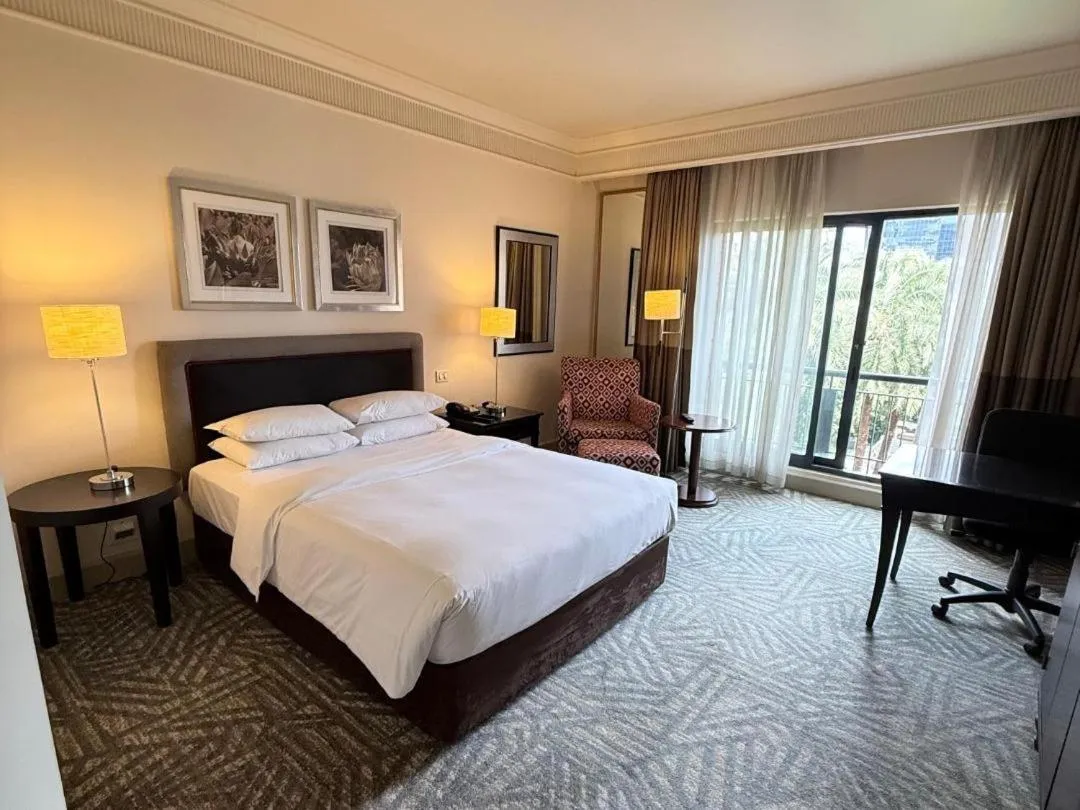 Bed in Royal Majestic Hotel