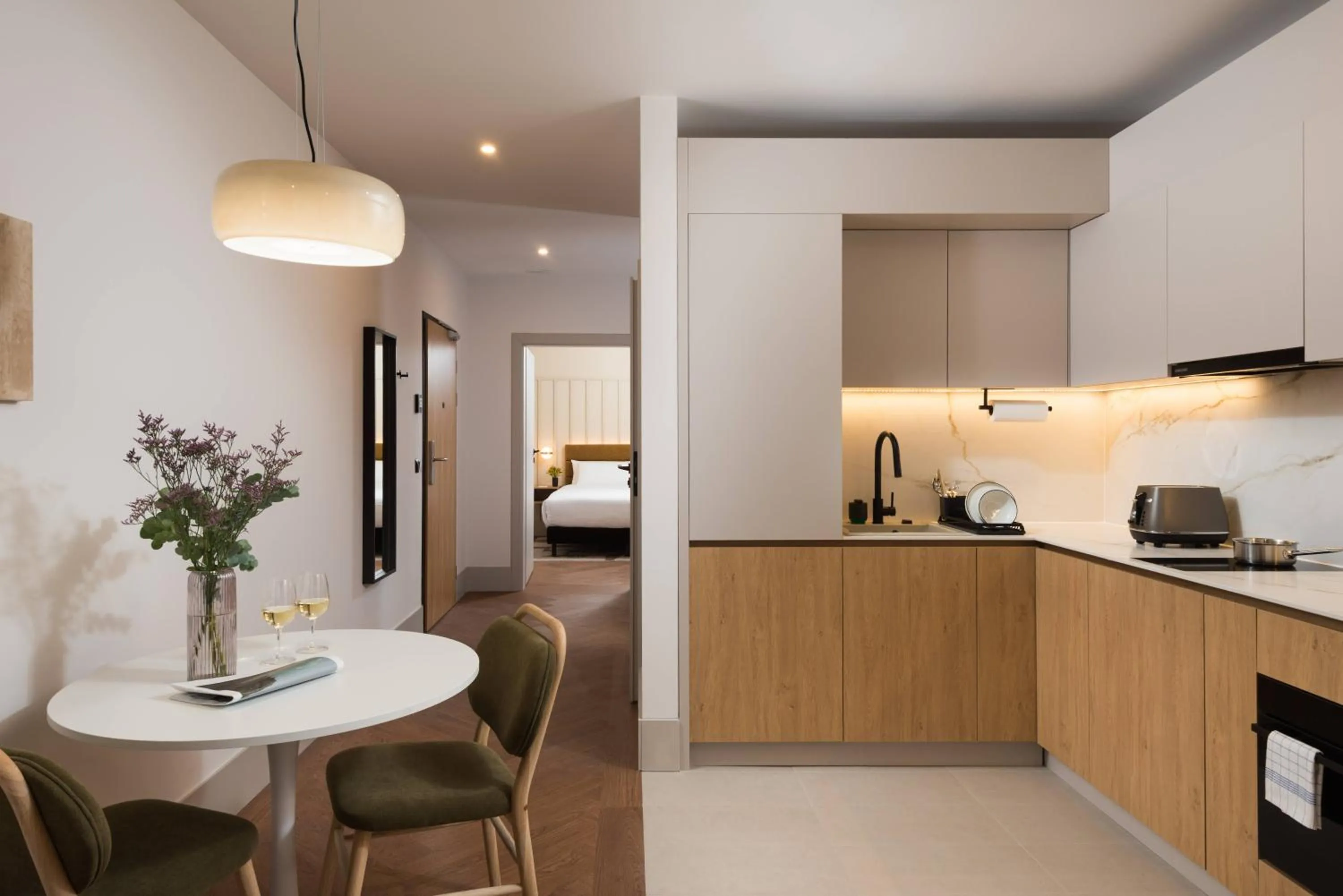 Kitchen or kitchenette in master Wola Warsaw