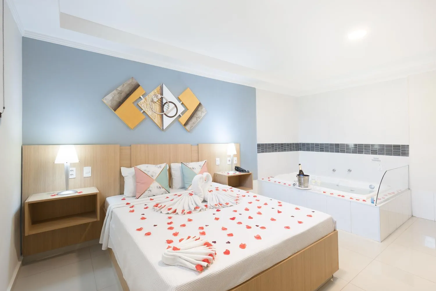 Bed in Sumaré Park Hotel