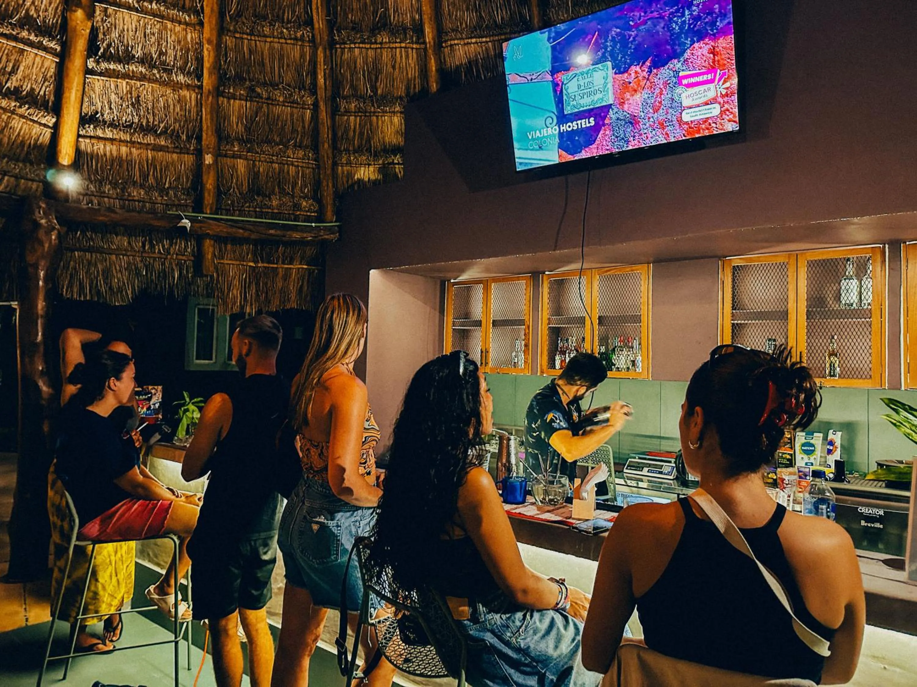 People in Viajero Bacalar Hostel