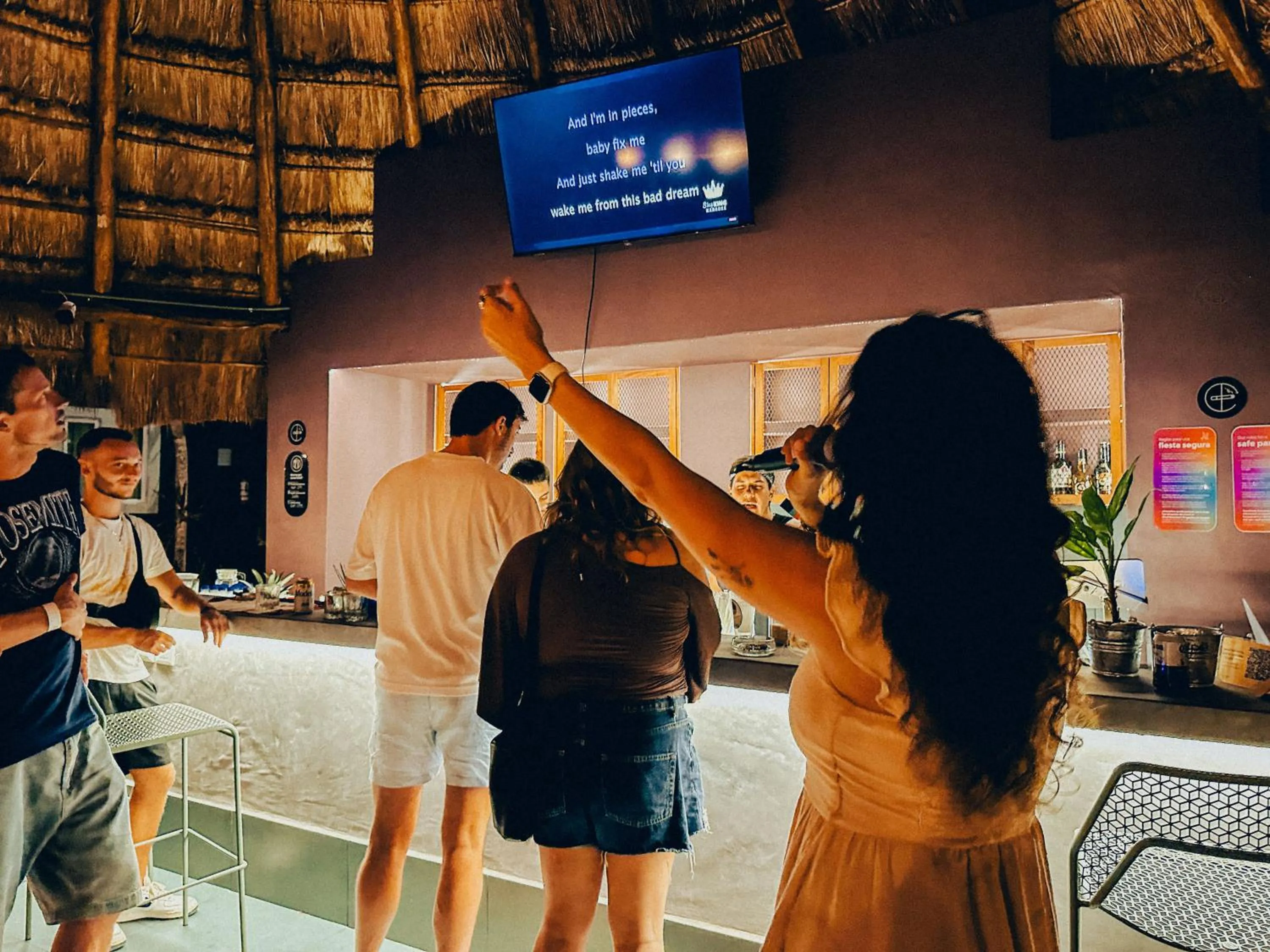 People in Viajero Bacalar Hostel