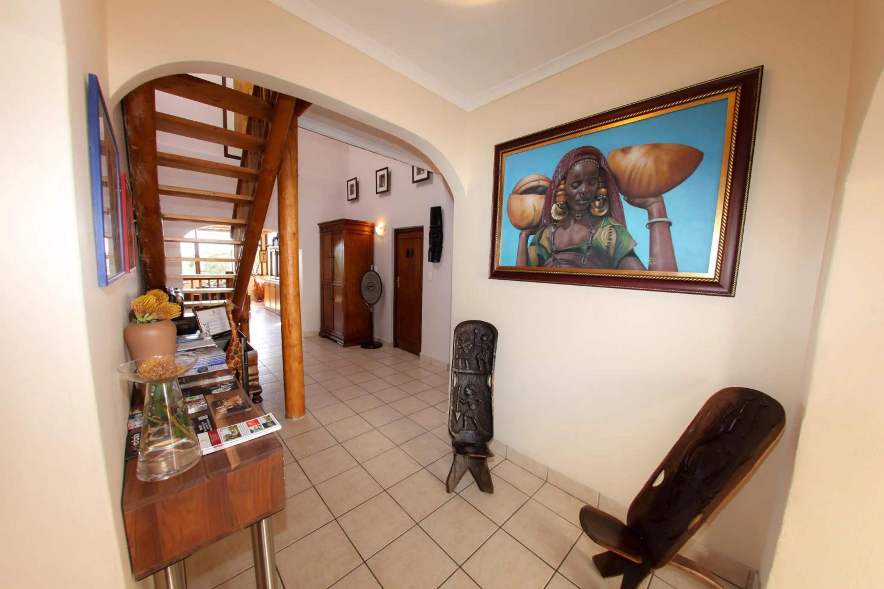 Lobby or reception in Winelands Villa Guesthouse and Cottages