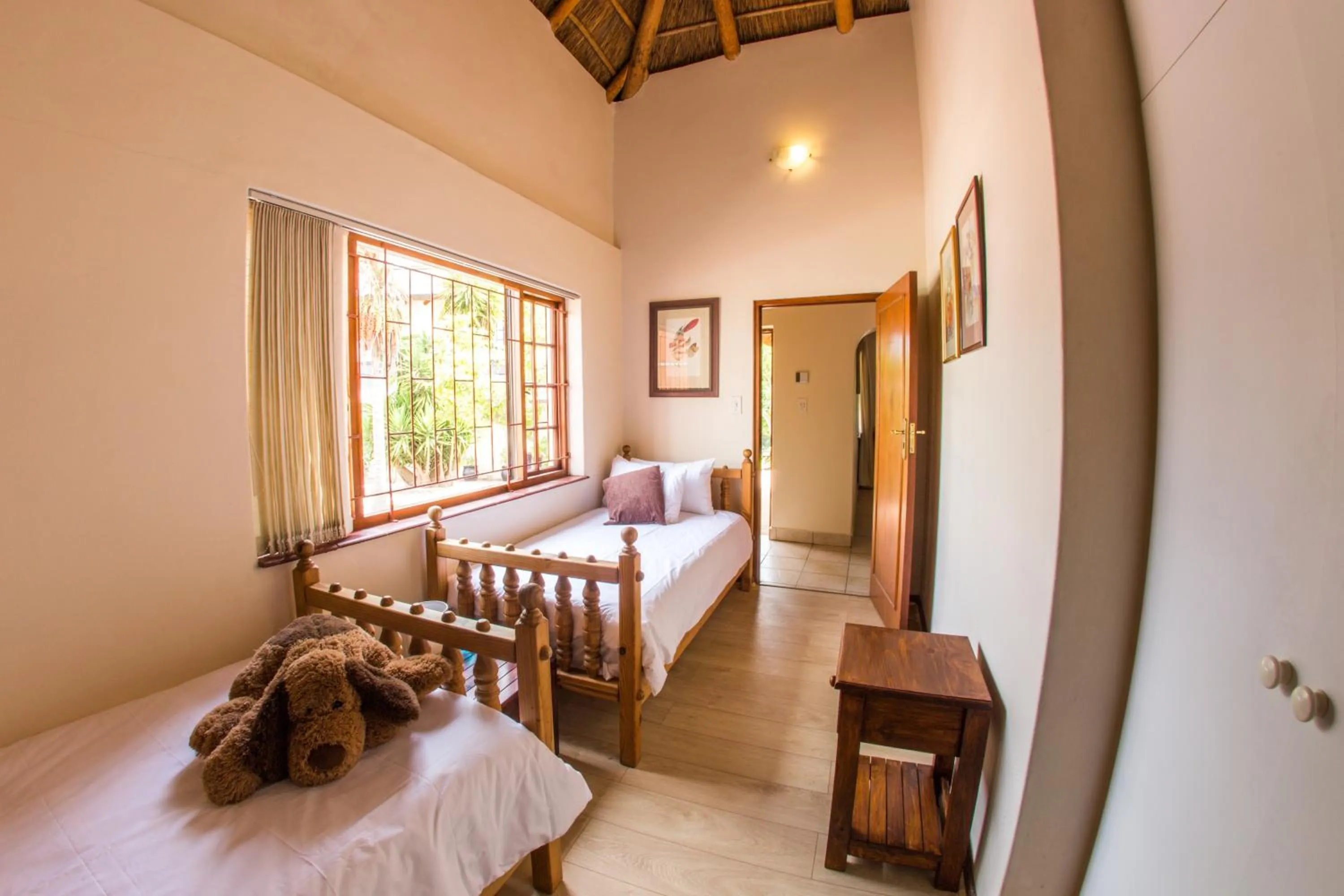 Bed in Winelands Villa Guesthouse and Cottages