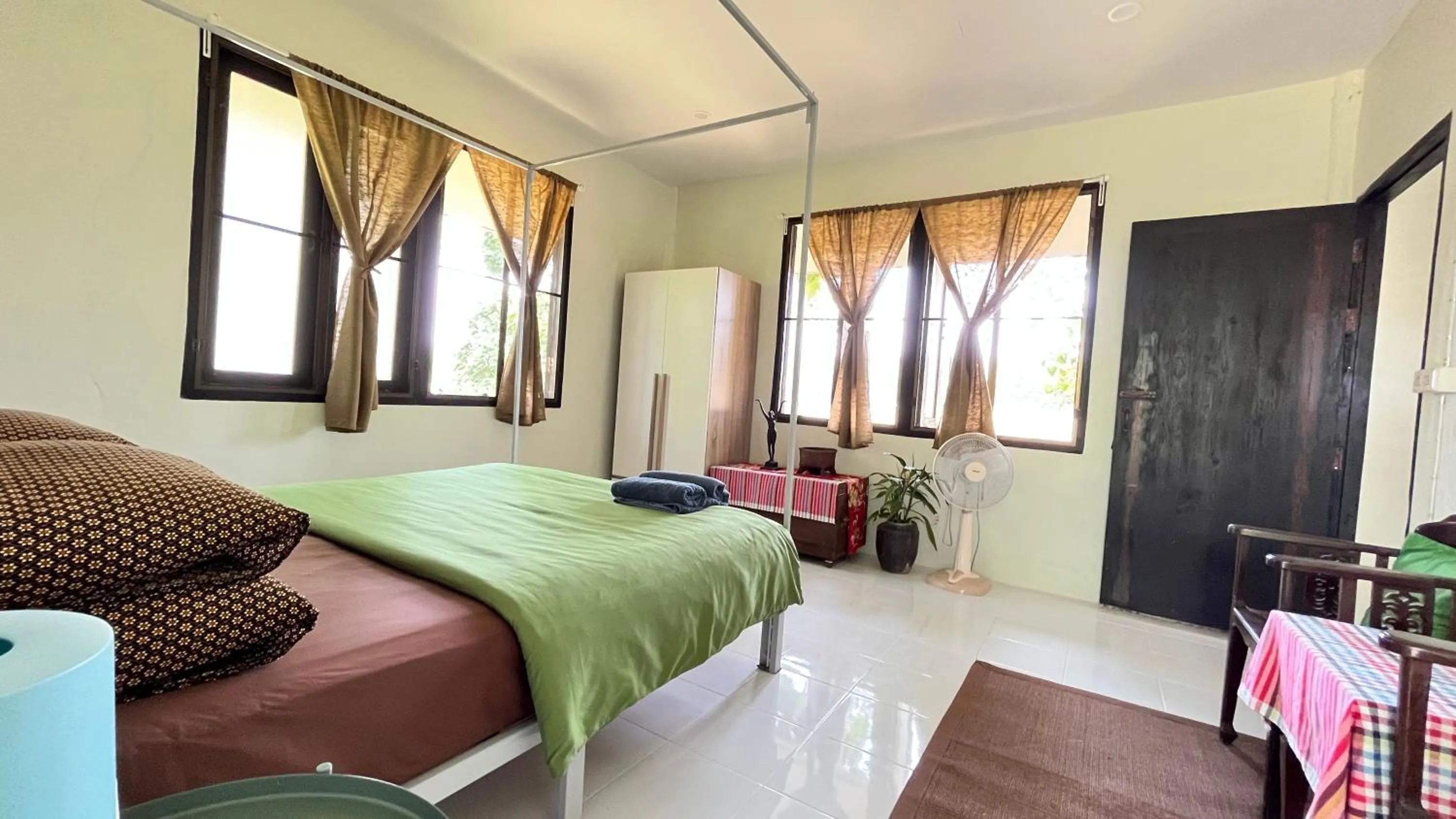 Bed in Bannamhoo Bungalows