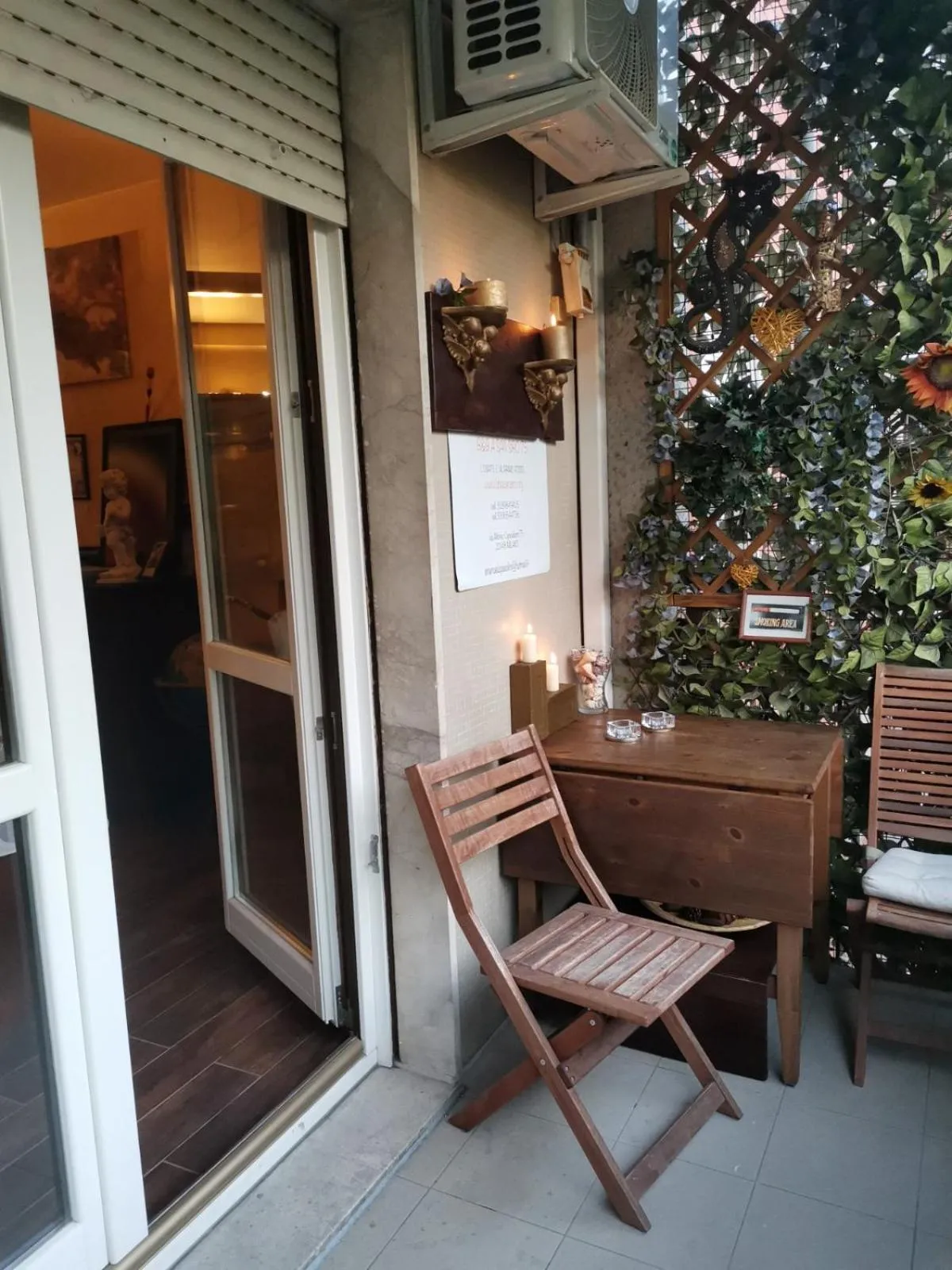 Balcony/Terrace in Bed & Breakfast A San Siro 75