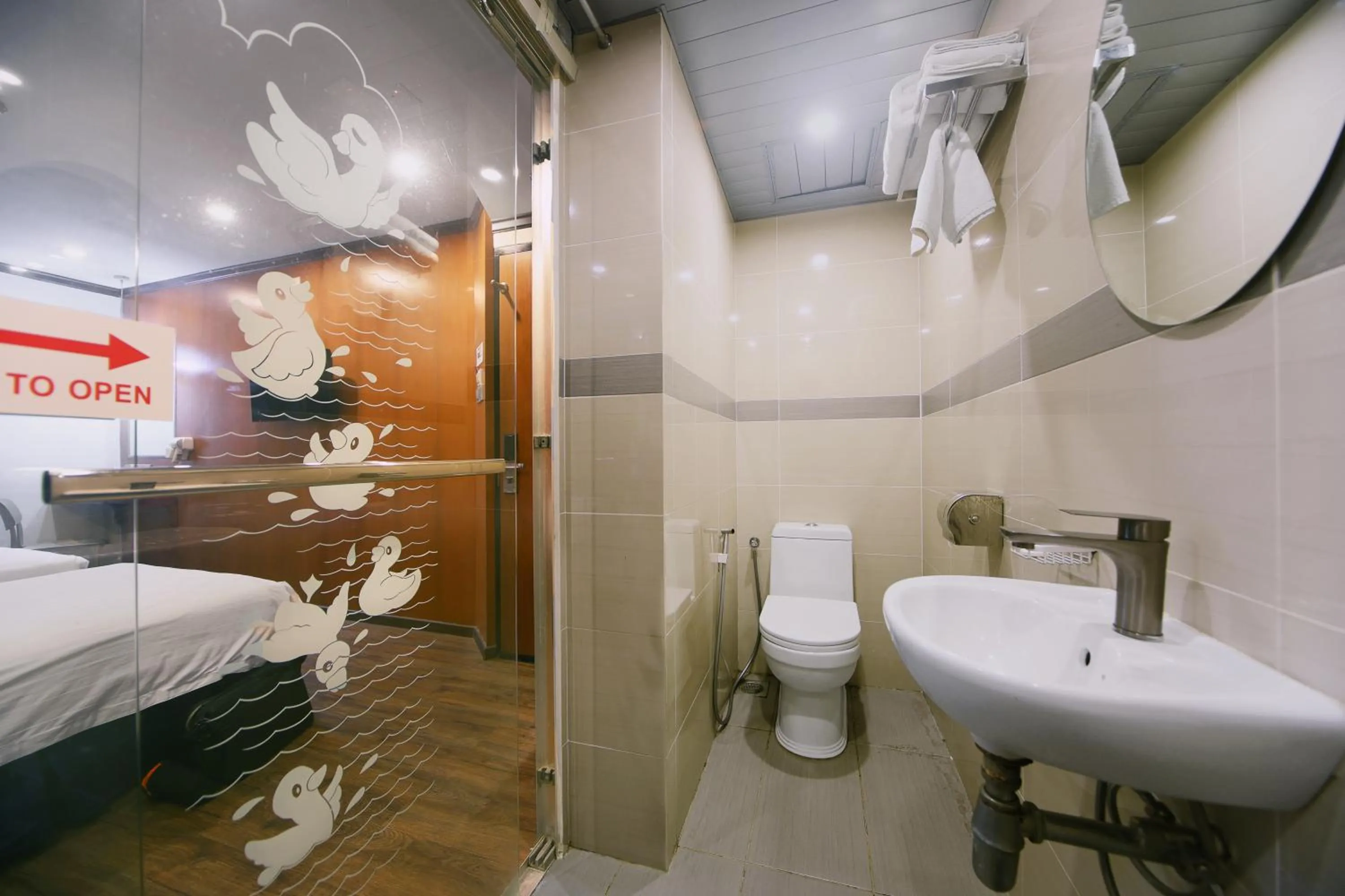 Bed in Chimera Hotel