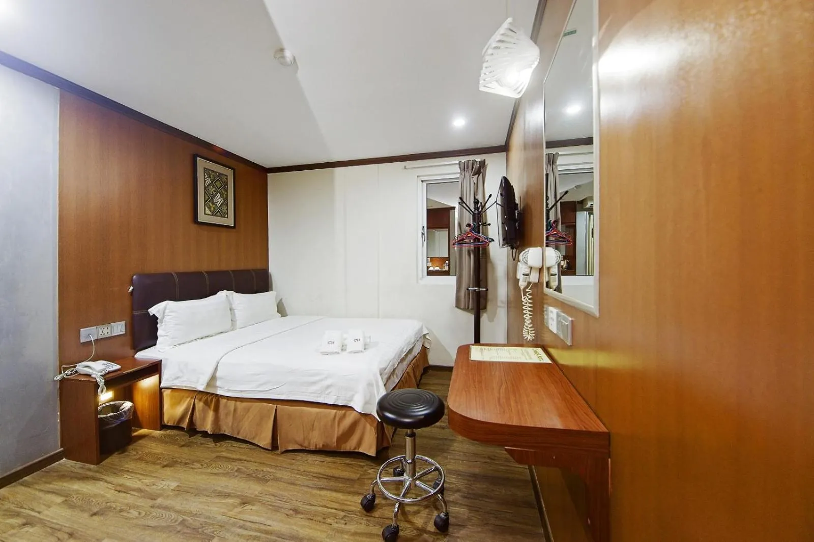 Bed in Chimera Hotel