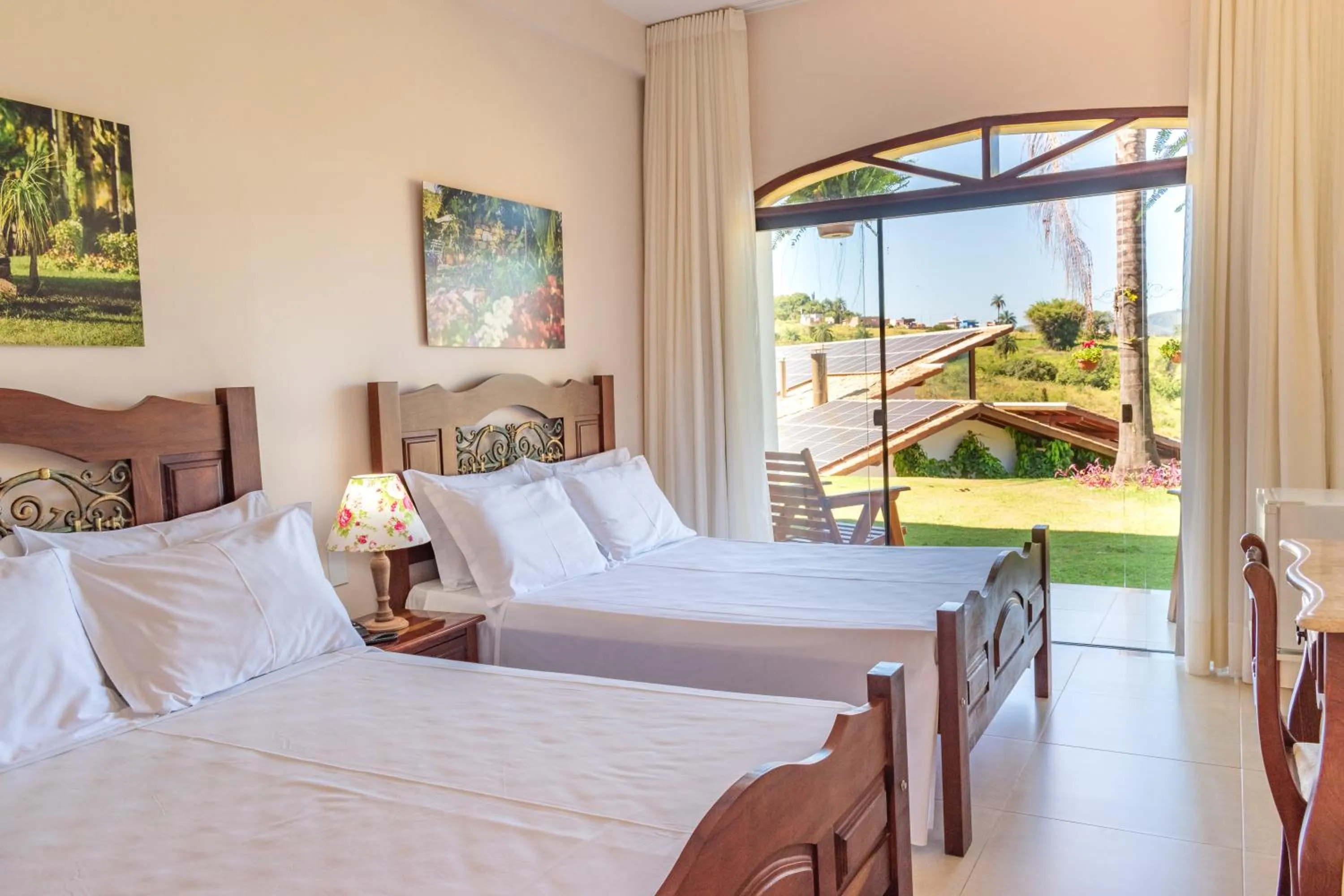 Bed in BellaMinas Pousada