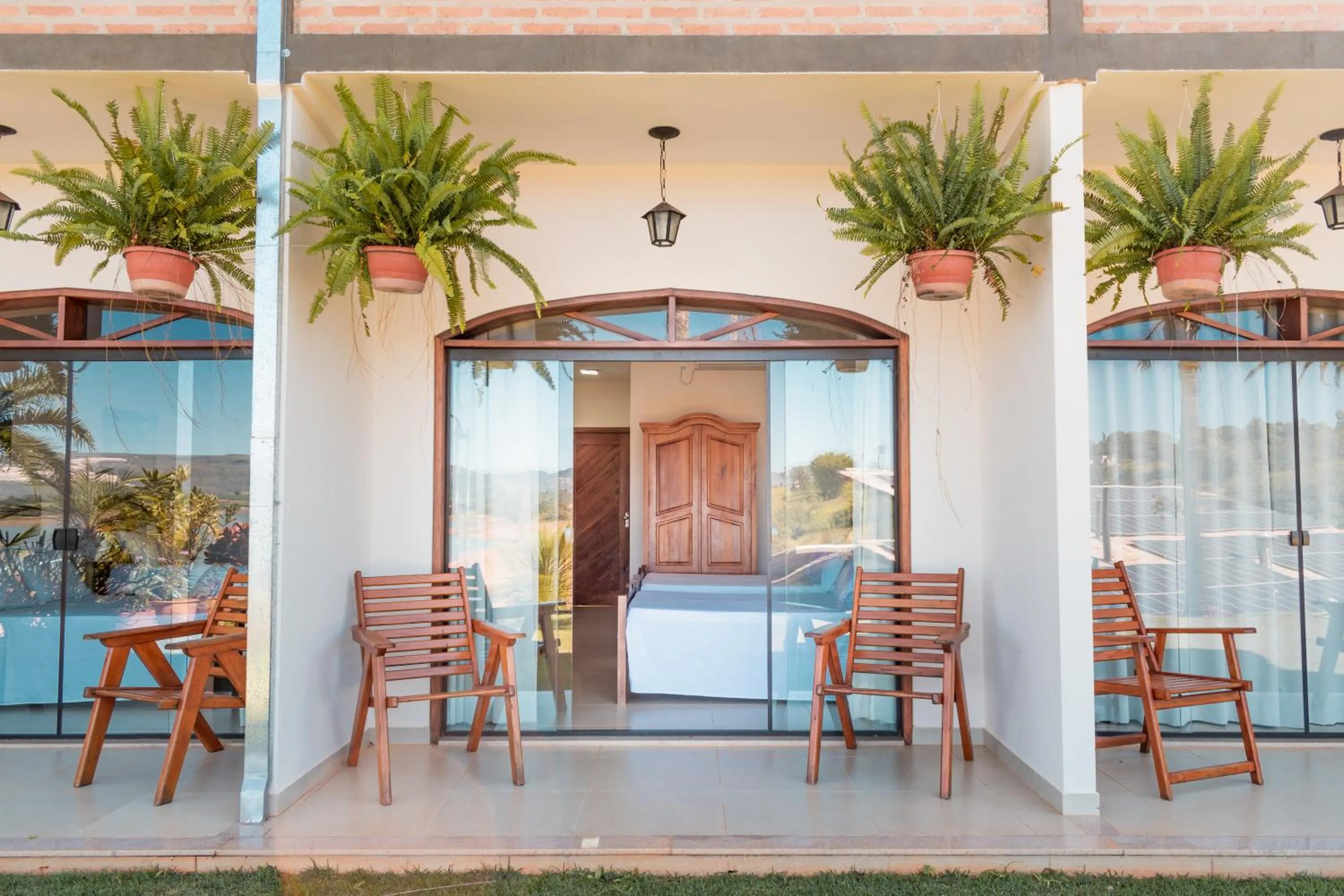 Patio in BellaMinas Pousada