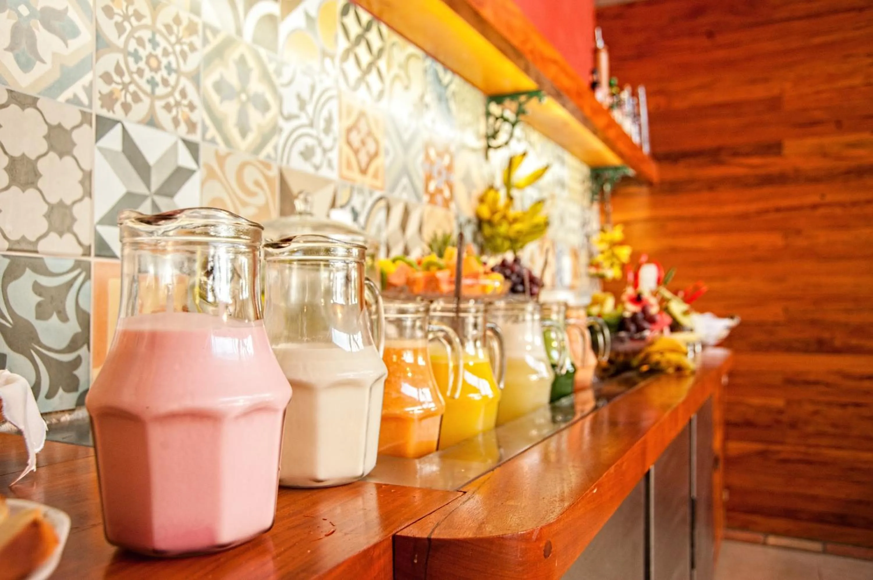 Buffet breakfast in BellaMinas Pousada