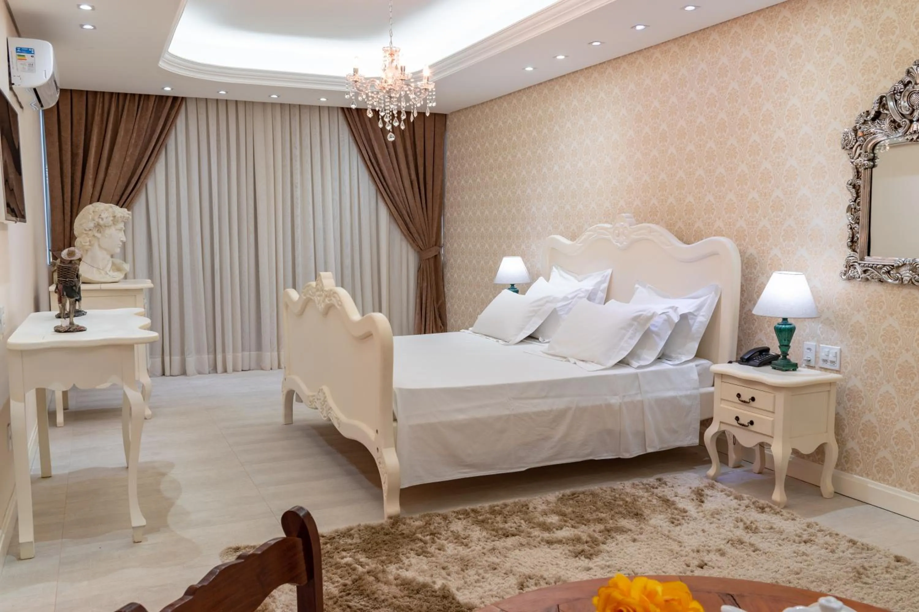 Bed in BellaMinas Pousada