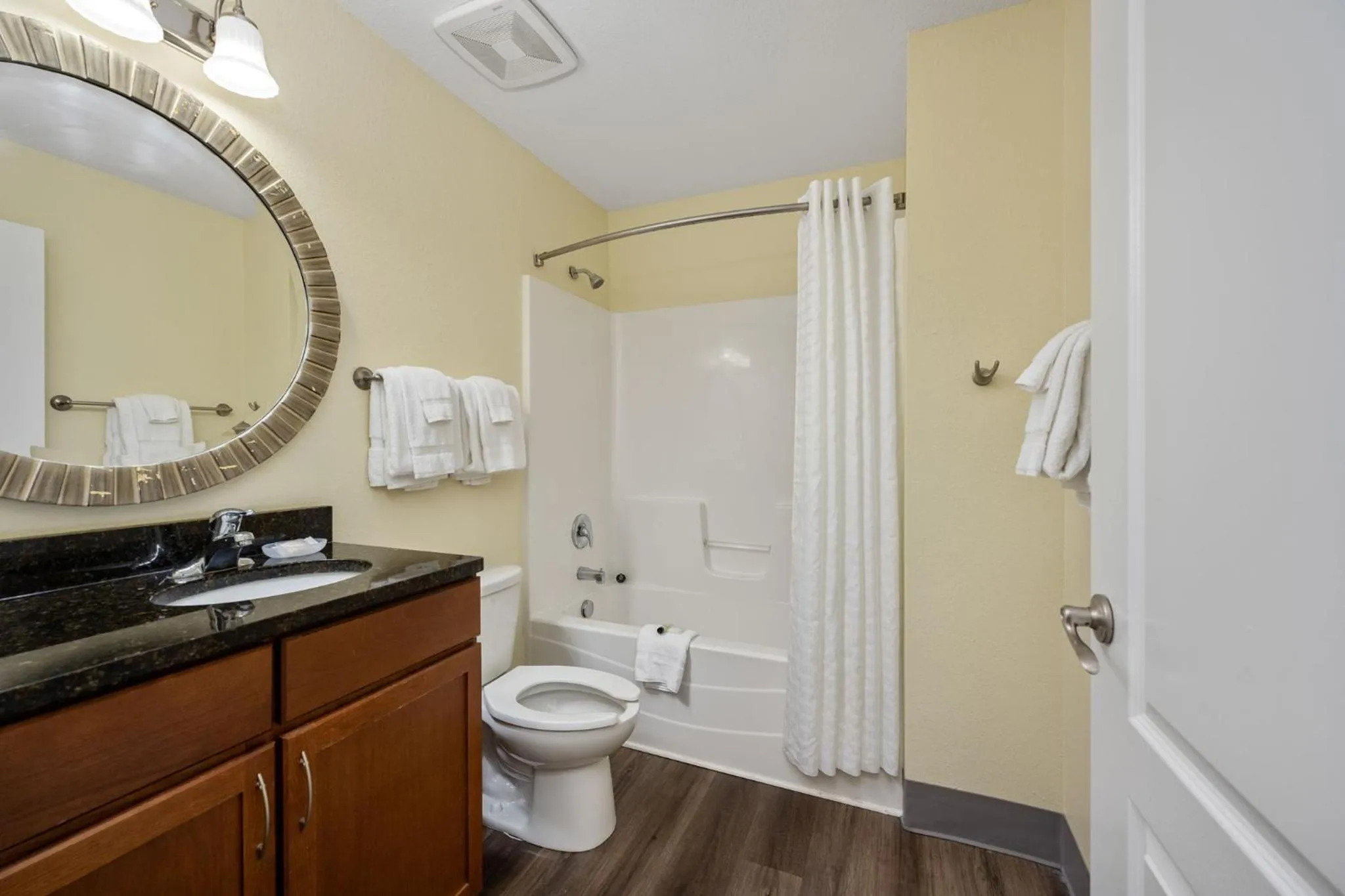 Bathroom in Affordable Suites of America Stafford Quantico