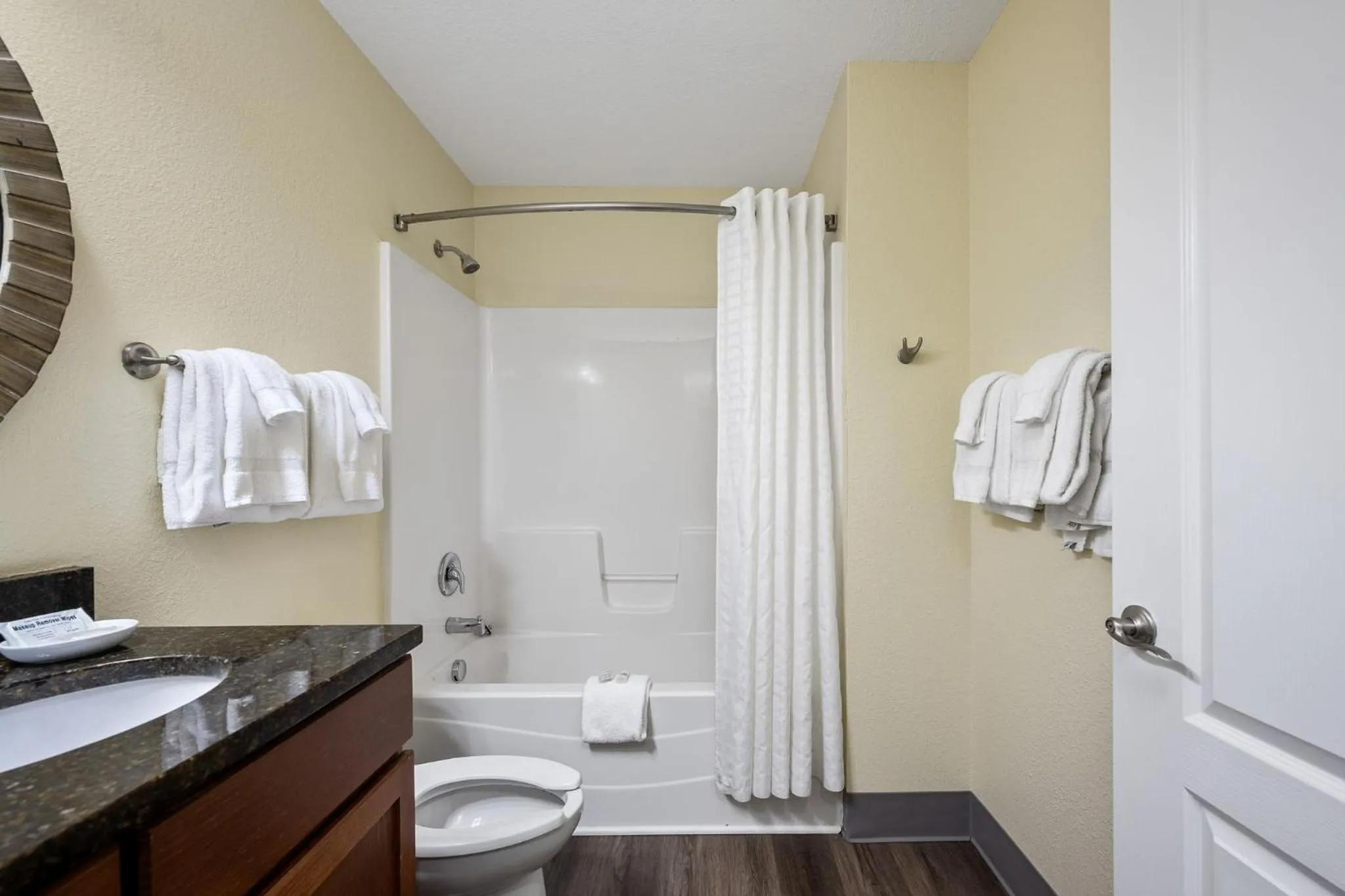 Bathroom in Affordable Suites of America Stafford Quantico