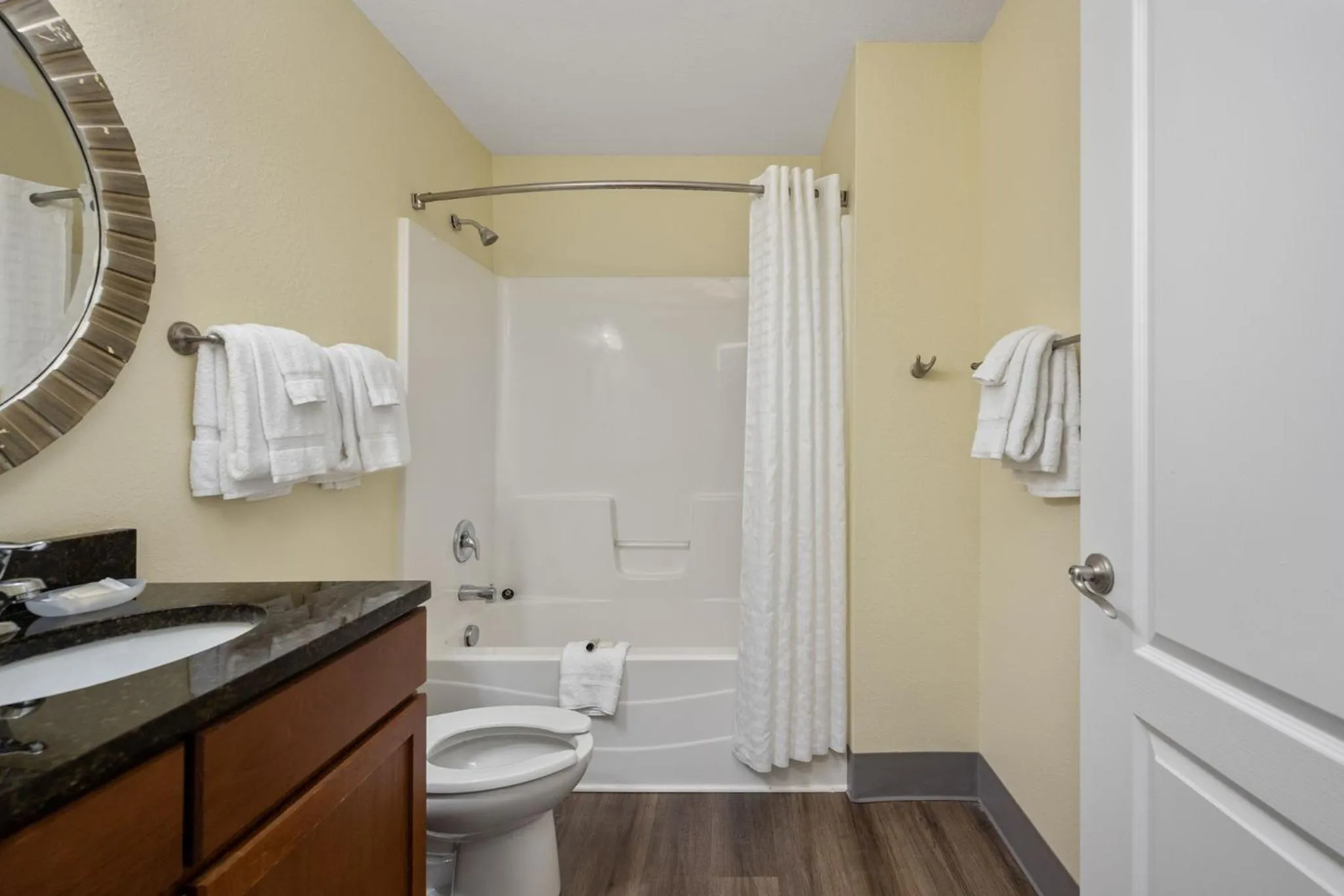 Bathroom in Affordable Suites of America Stafford Quantico