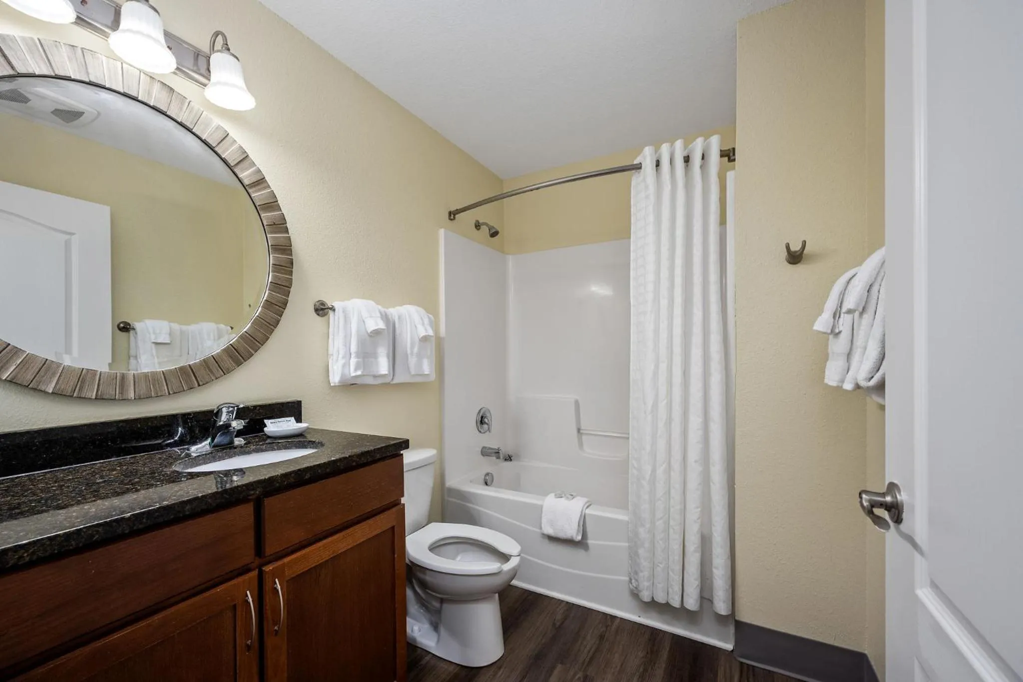 Bathroom in Affordable Suites of America Stafford Quantico