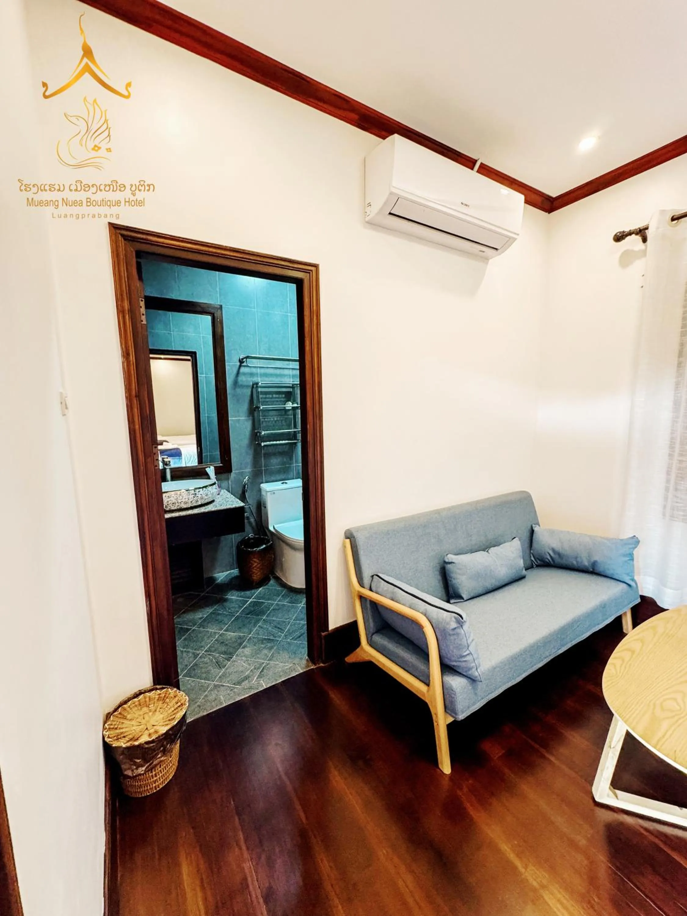 Seating area in Mueang Nuea Boutique Hotel