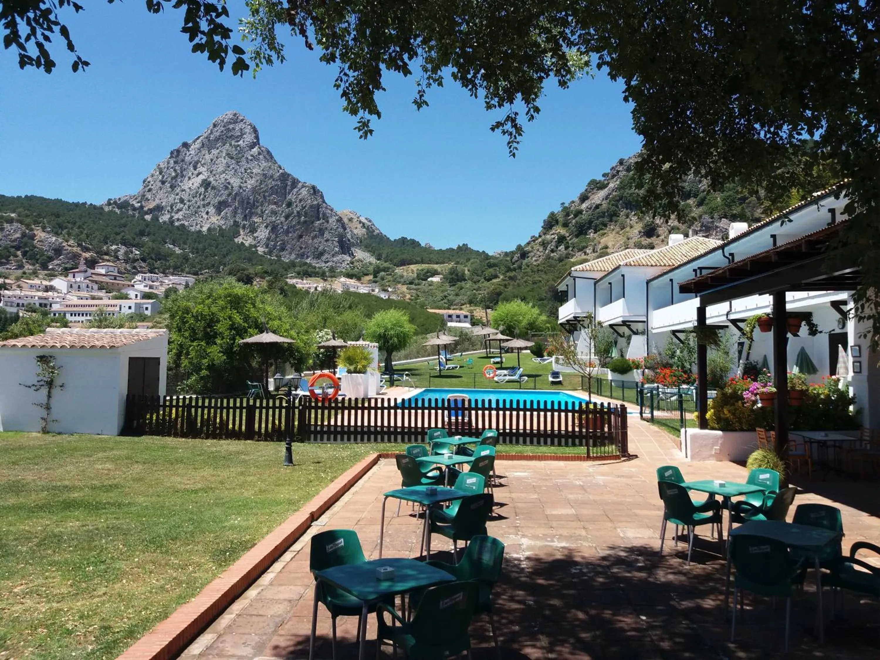 Pool view in Villa Turística de Grazalema