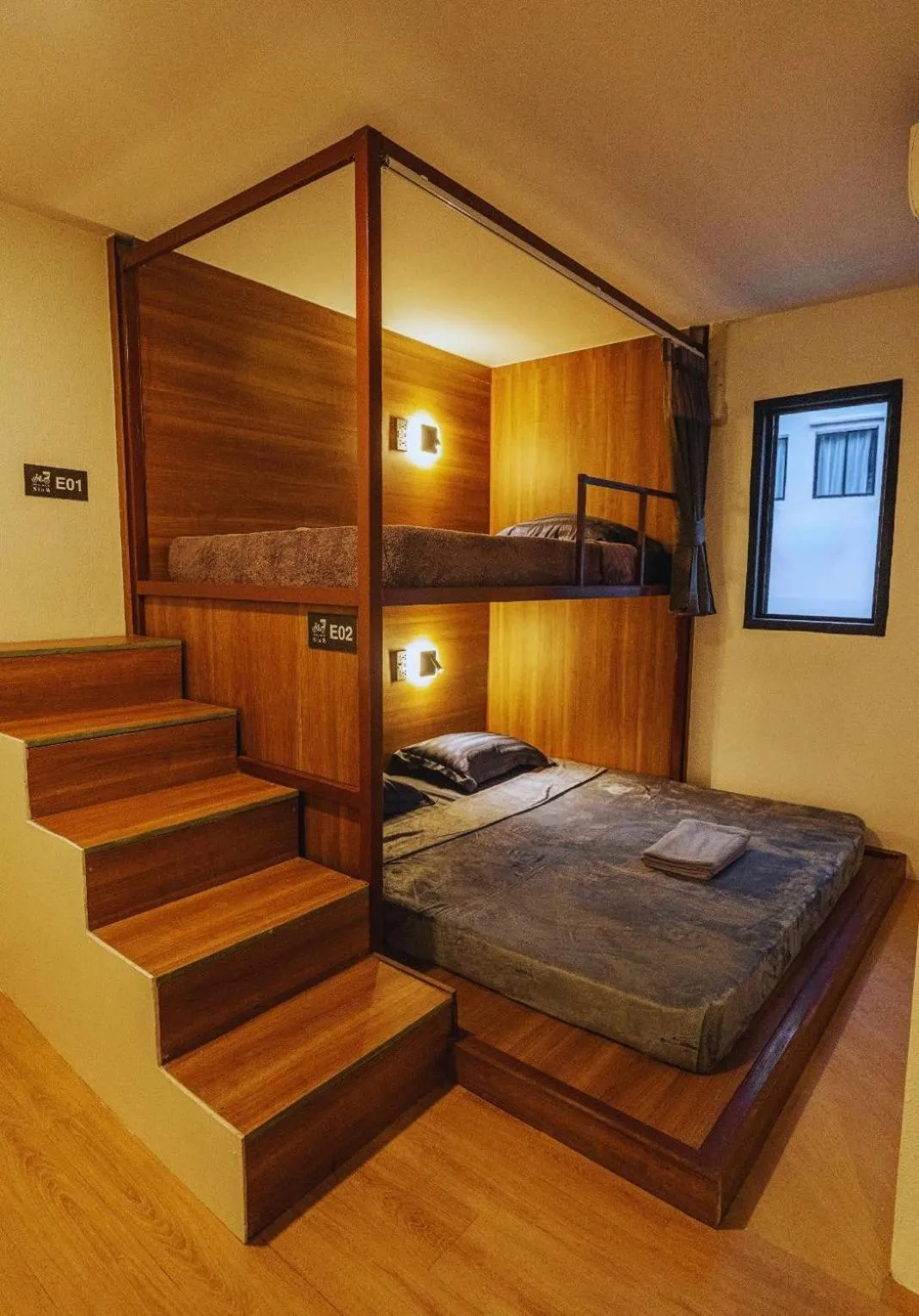 Bed in hotel Rue de Saim