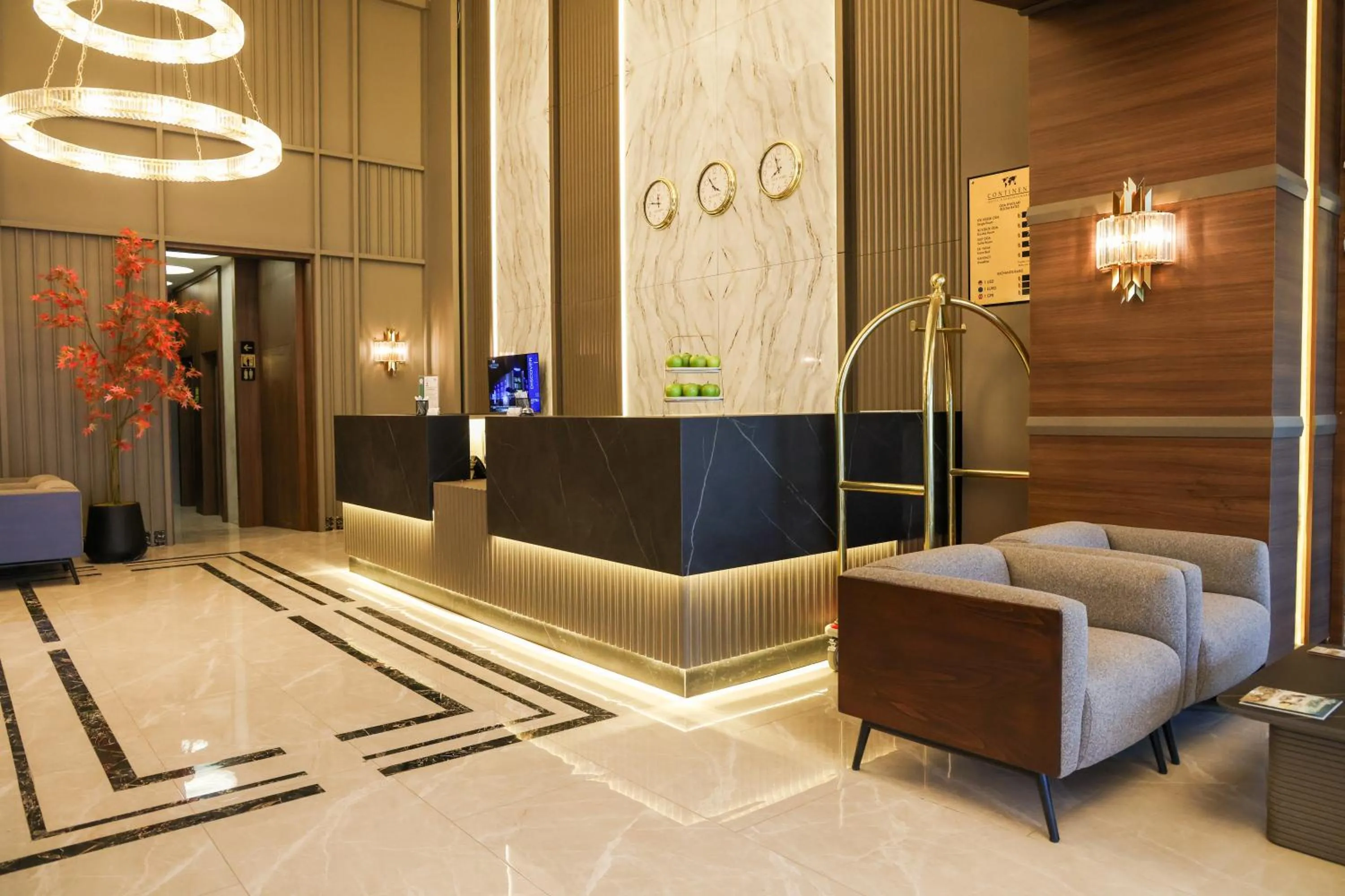 Lobby or reception in Continent Hotel Kahramanmaraş