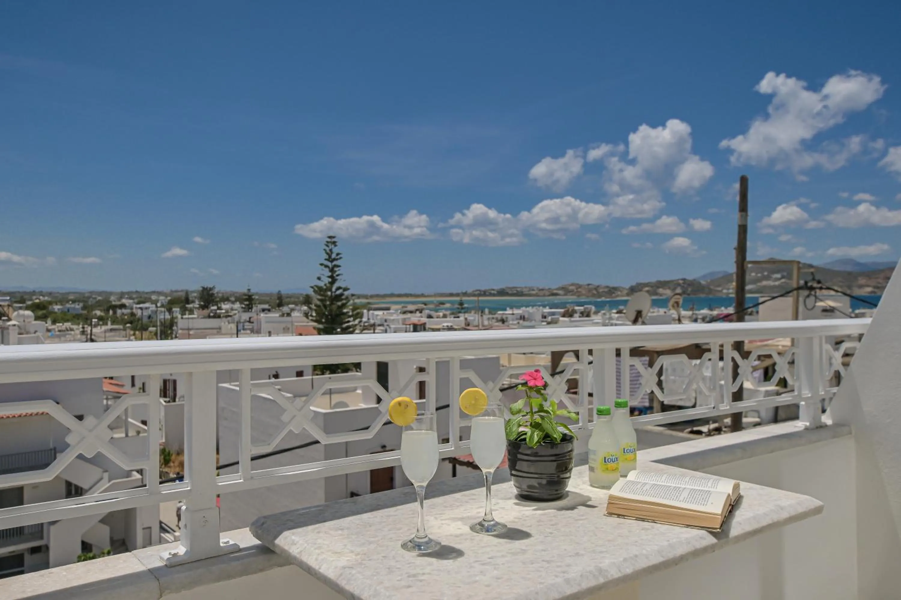 Balcony/Terrace in Naxos Dream Oniro Studios - Adults Only